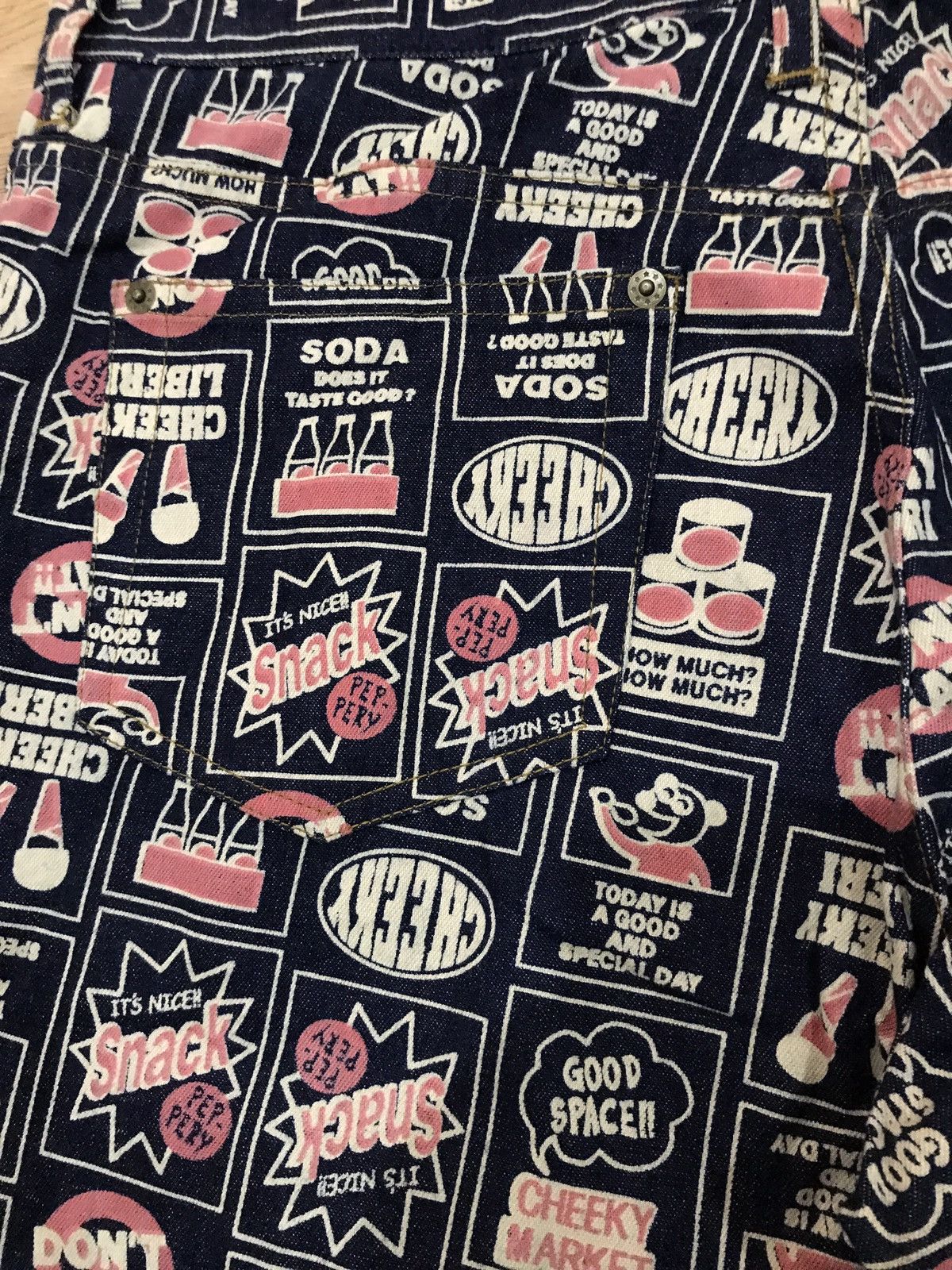 Hysteric Glamour × Japanese Brand × Vintage Japanese Brand Cheekyliberi Overprint Hysteric Glamour Style Size US 32 / EU 48 - 7 Thumbnail