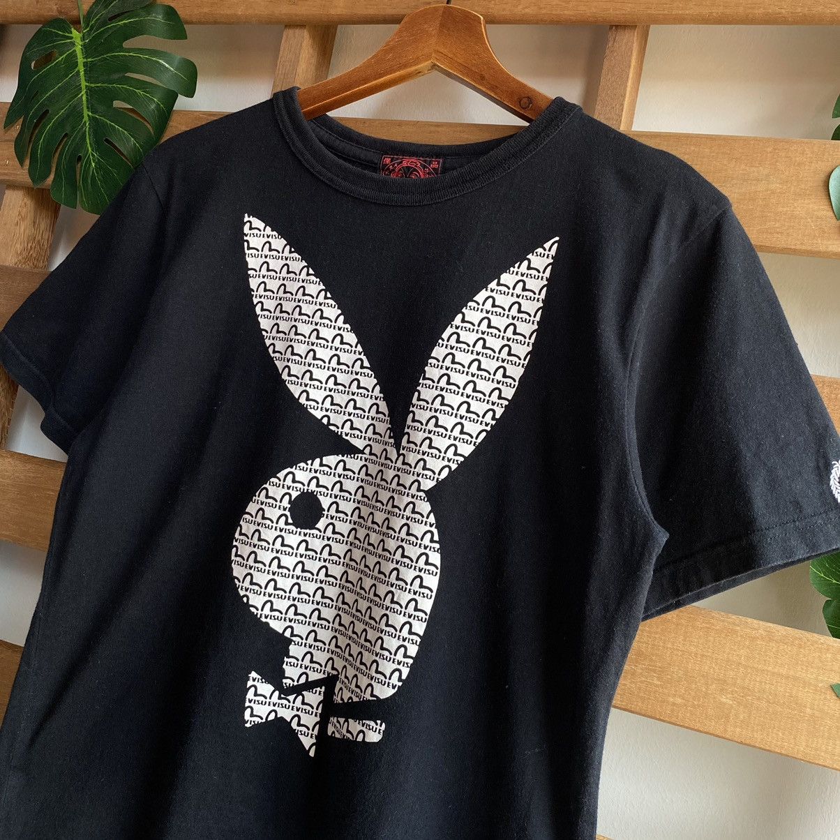 Evisu × Playboy Evisu Playboy Rabbit Monogram Tee Size US S / EU 44-46 / 1 - 3 Thumbnail