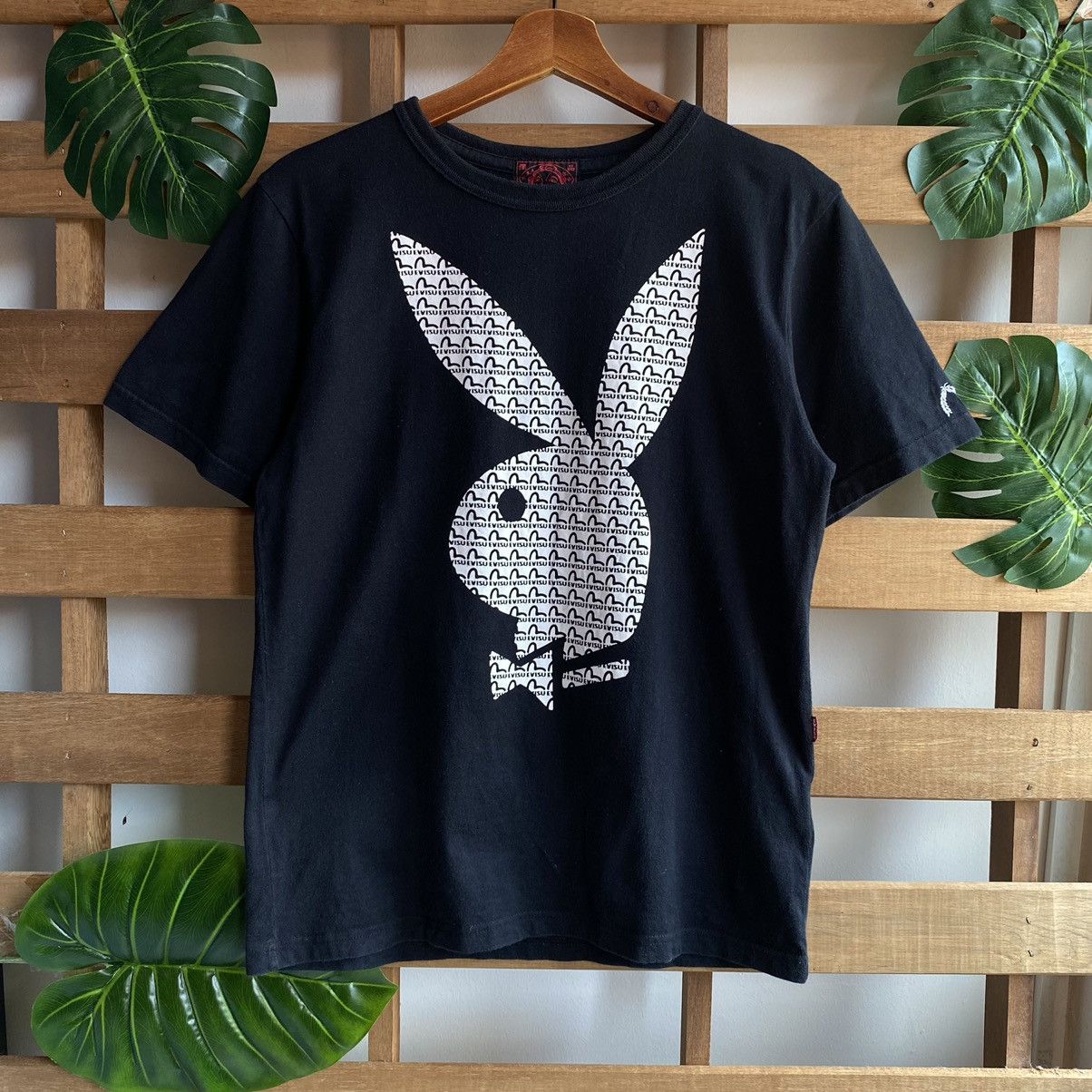 Evisu × Playboy Evisu Playboy Rabbit Monogram Tee Size US S / EU 44-46 / 1 - 1 Thumbnail
