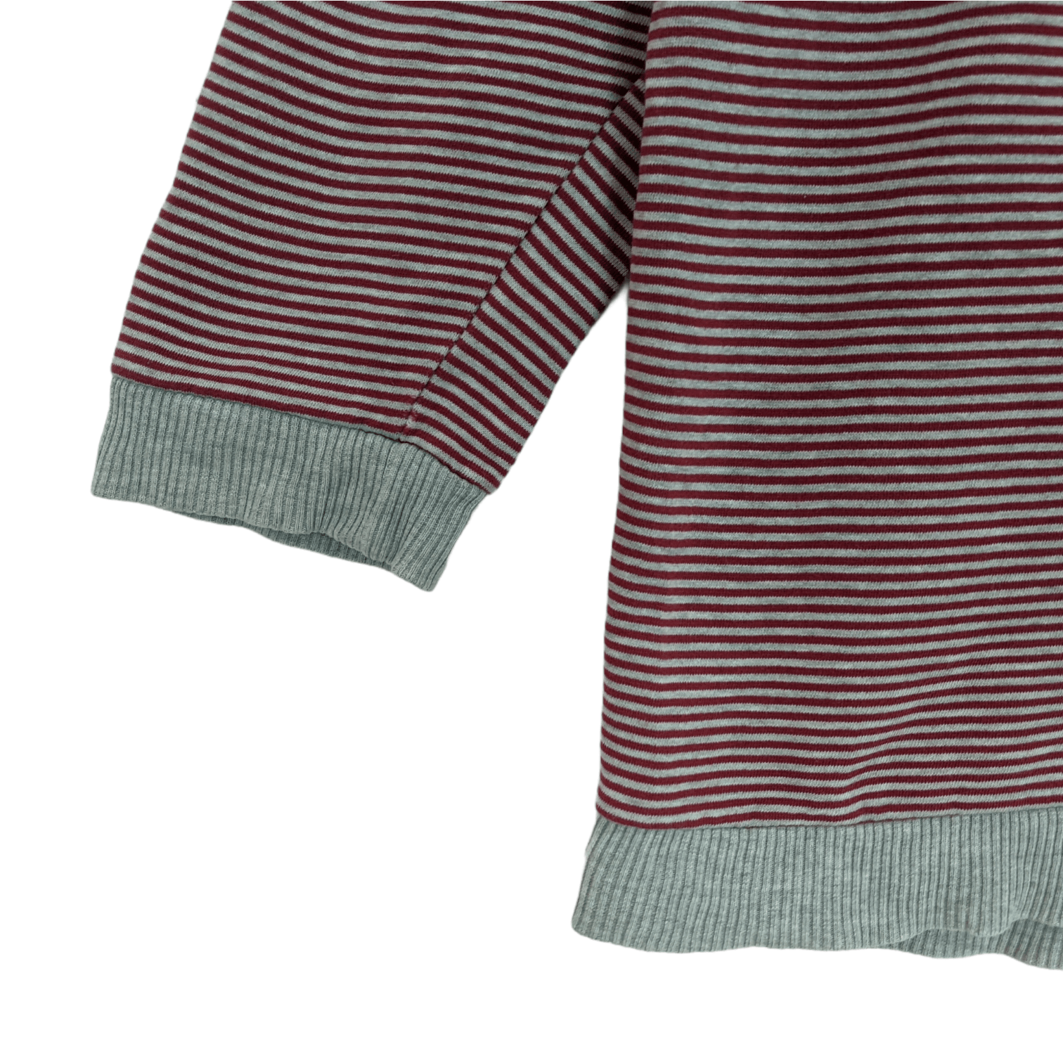 Japanese Brand Vintage 90's ELLE Striped Jumper Sweater Size L / US 10 / IT 46 - 4 Thumbnail