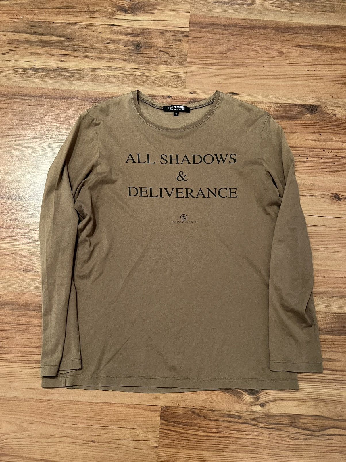 Raf Simons AW/05-06 All shadows and deliverance top | Grailed