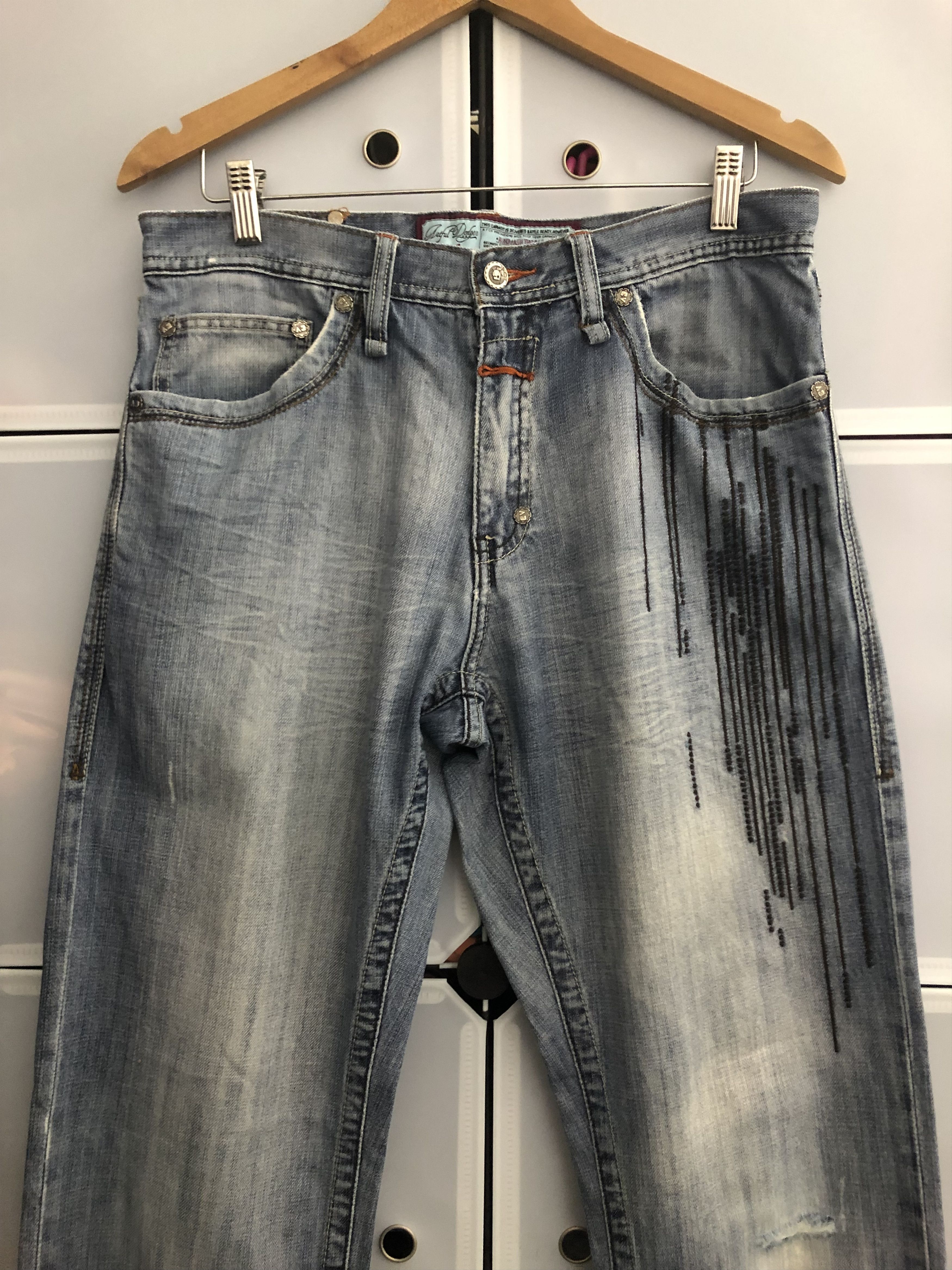 Japanese Brand Artful Dodger Denim Pants Size US 33 - 3 Thumbnail