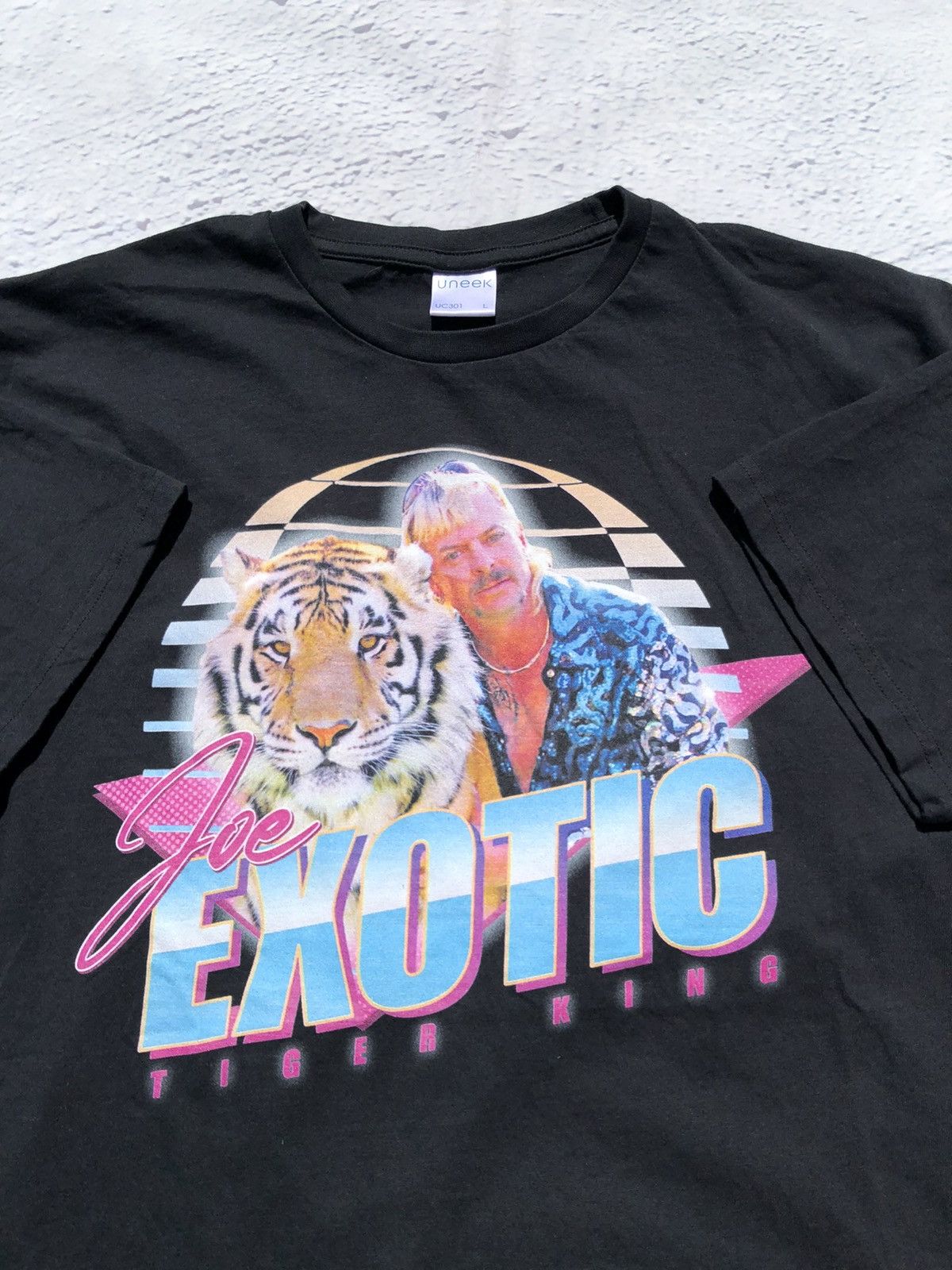 Band Tees Vintage 2000s Joe Exotic Tiger King Black Tee Size US L / EU 52-54 / 3 - 2 Thumbnail