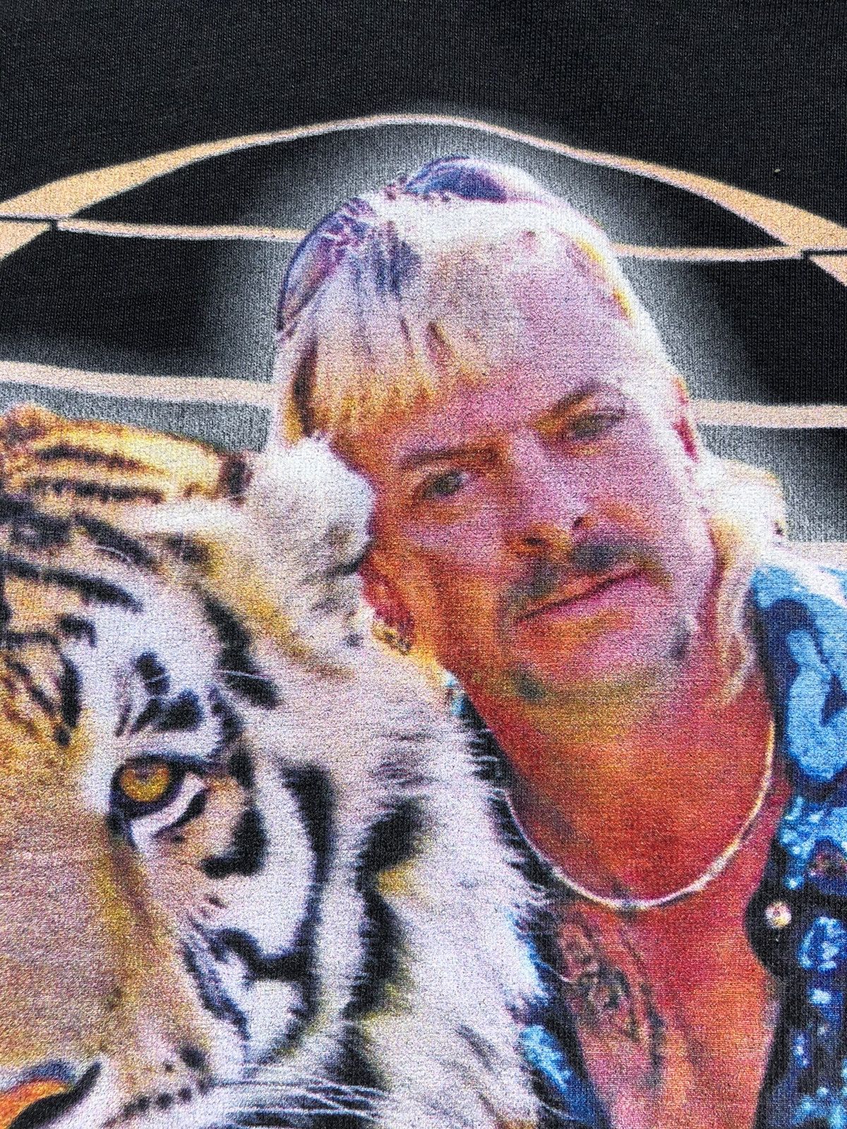 Band Tees Vintage 2000s Joe Exotic Tiger King Black Tee Size US L / EU 52-54 / 3 - 5 Thumbnail