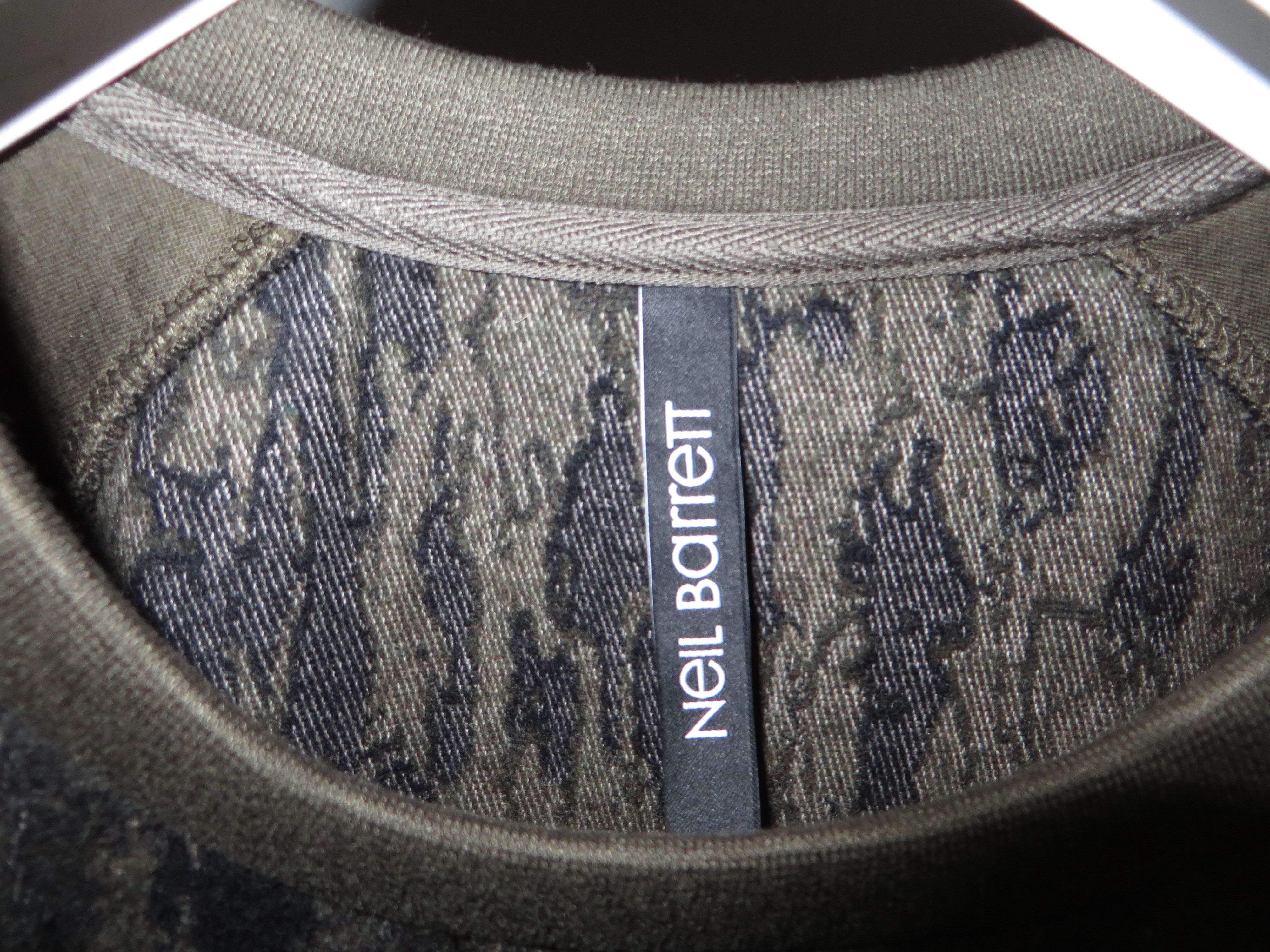 Neil Barrett Camouflage tweed and neoprene sweatshirt Size US XL / EU 56 / 4 - 3 Thumbnail