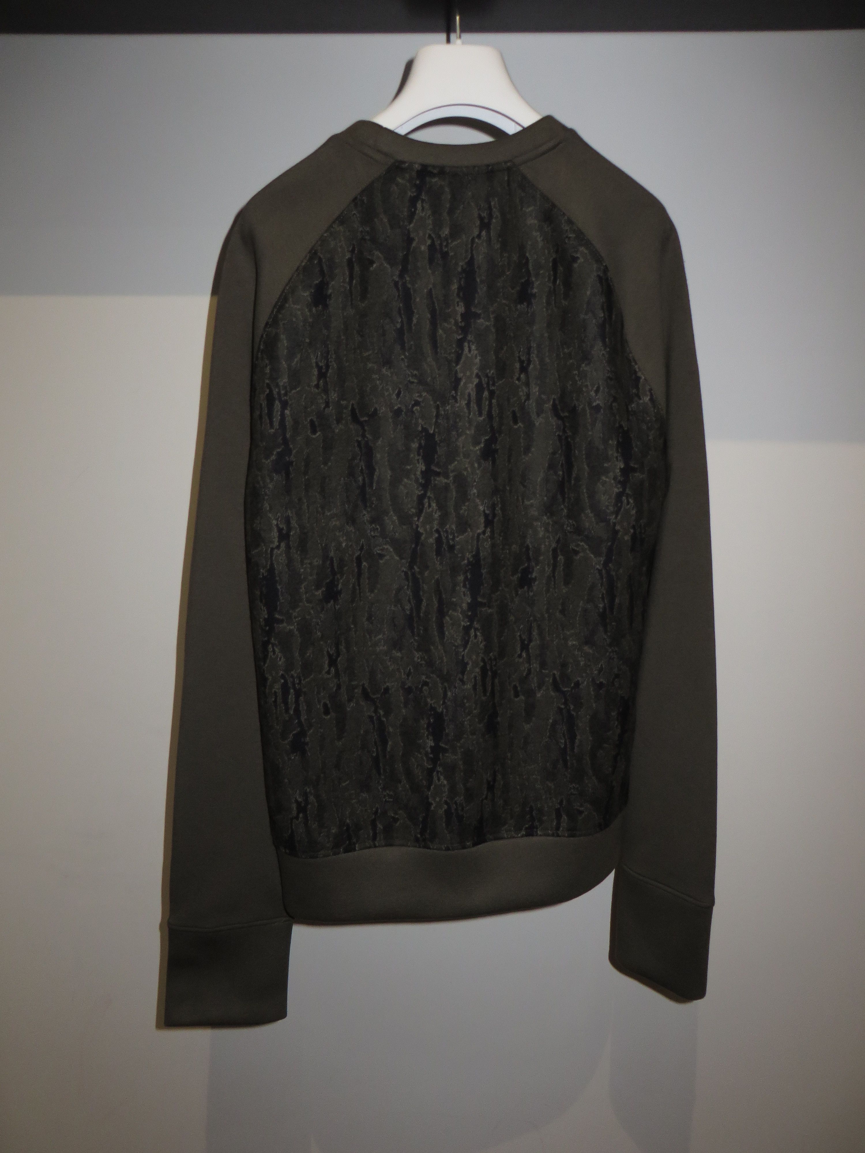 Neil Barrett Camouflage tweed and neoprene sweatshirt Size US XL / EU 56 / 4 - 9 Thumbnail
