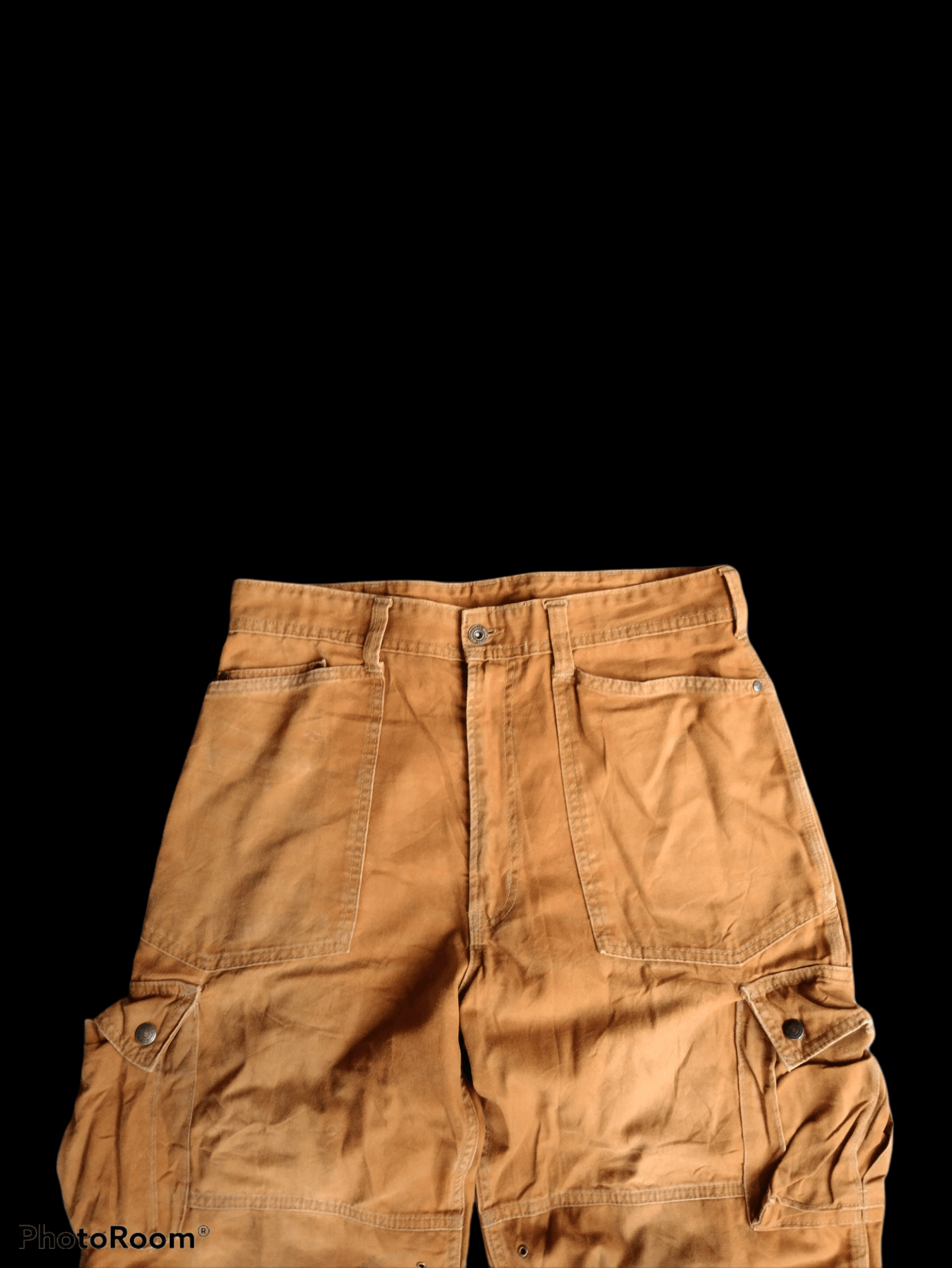 Japanese Brand JAPANESE CARGO BALLON BAGGY PANTS REVEN RIVER Size US 33 - 4 Thumbnail