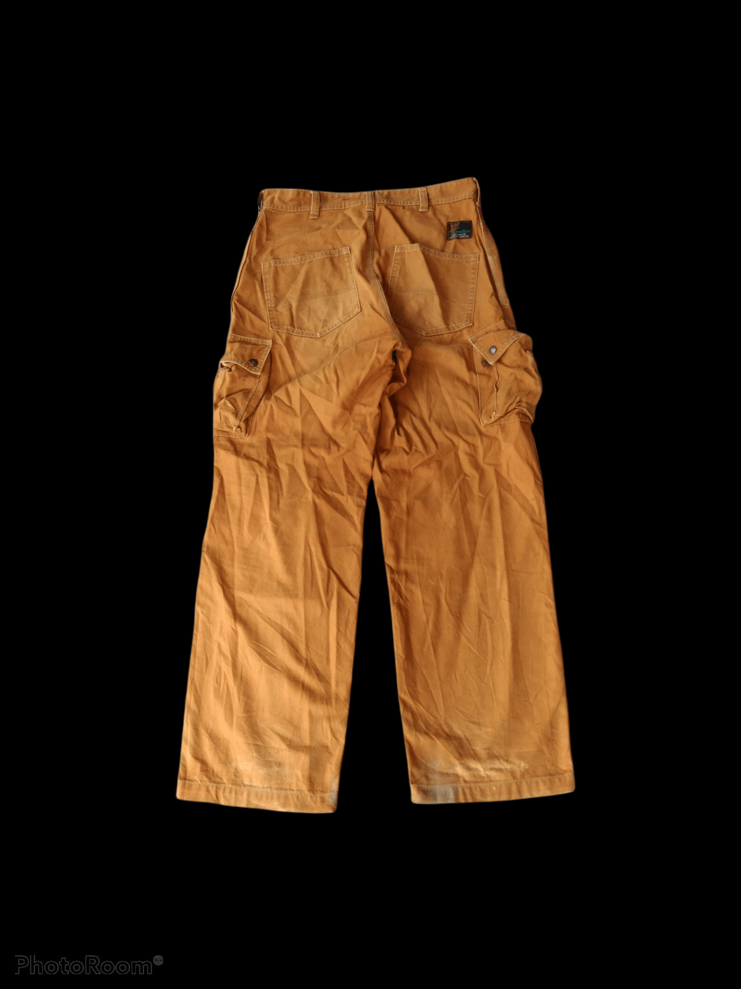 Japanese Brand JAPANESE CARGO BALLON BAGGY PANTS REVEN RIVER Size US 33 - 2 Thumbnail