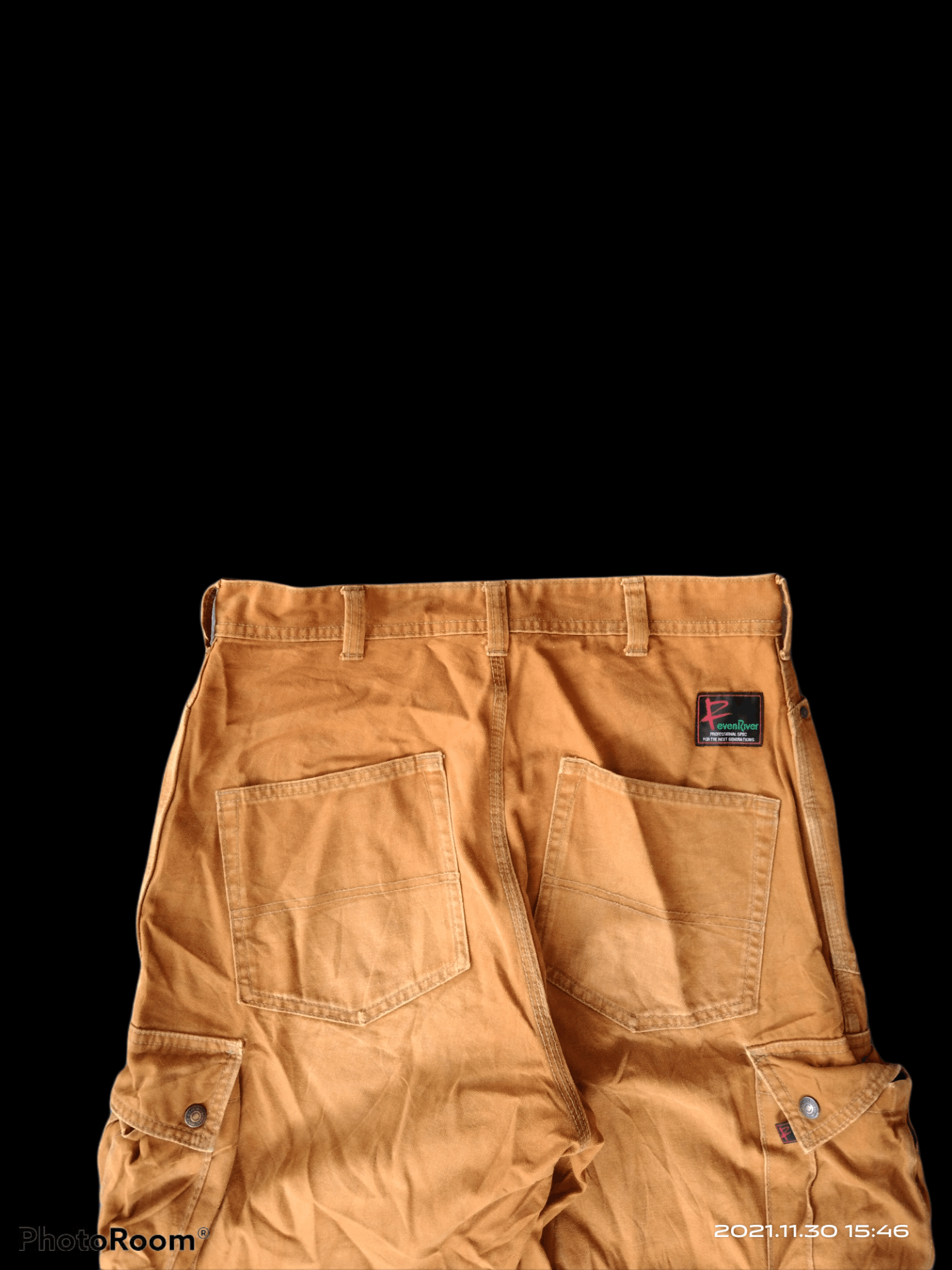 Japanese Brand JAPANESE CARGO BALLON BAGGY PANTS REVEN RIVER Size US 33 - 3 Thumbnail