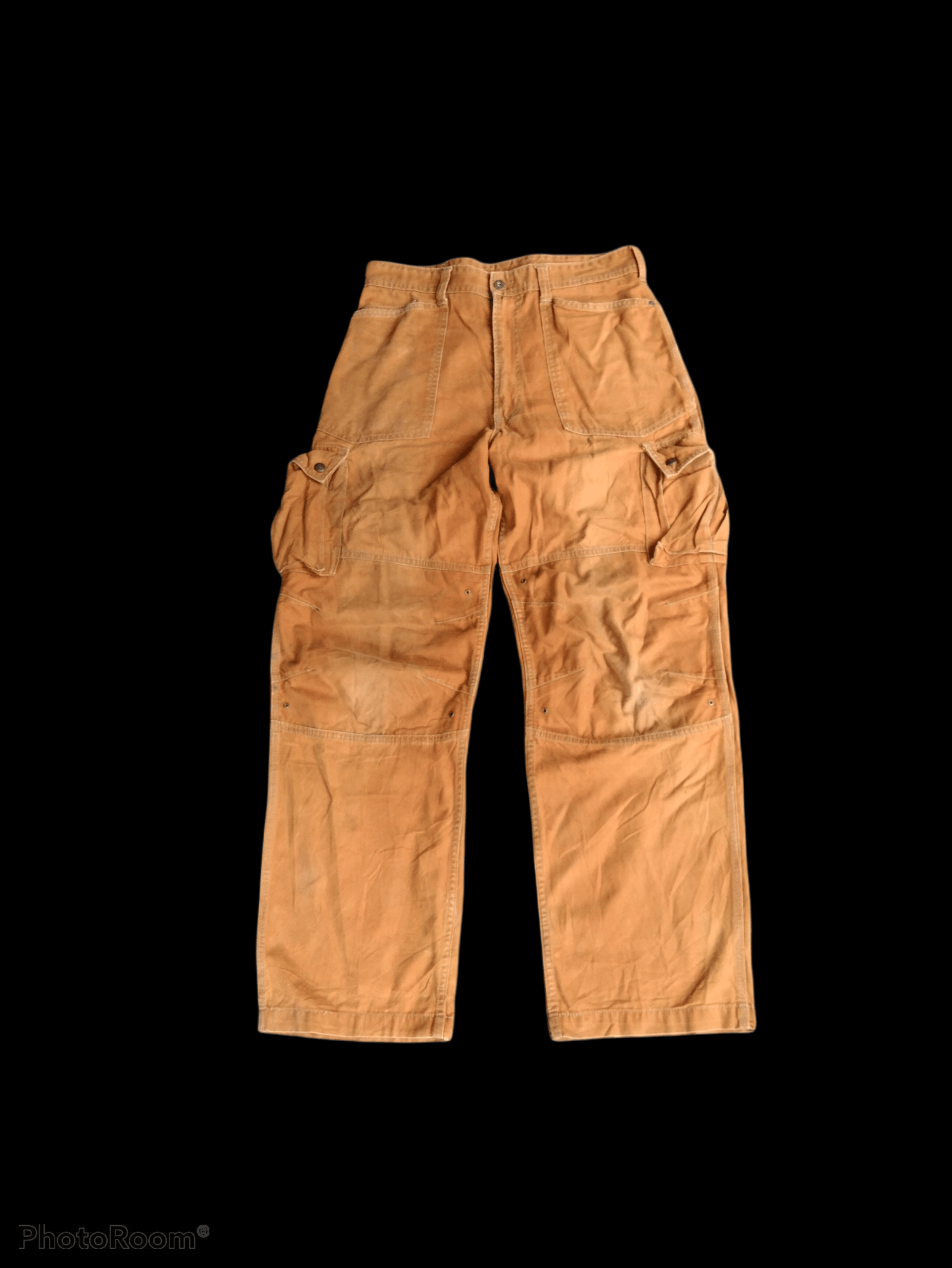 Japanese Brand JAPANESE CARGO BALLON BAGGY PANTS REVEN RIVER Size US 33 - 1 Thumbnail