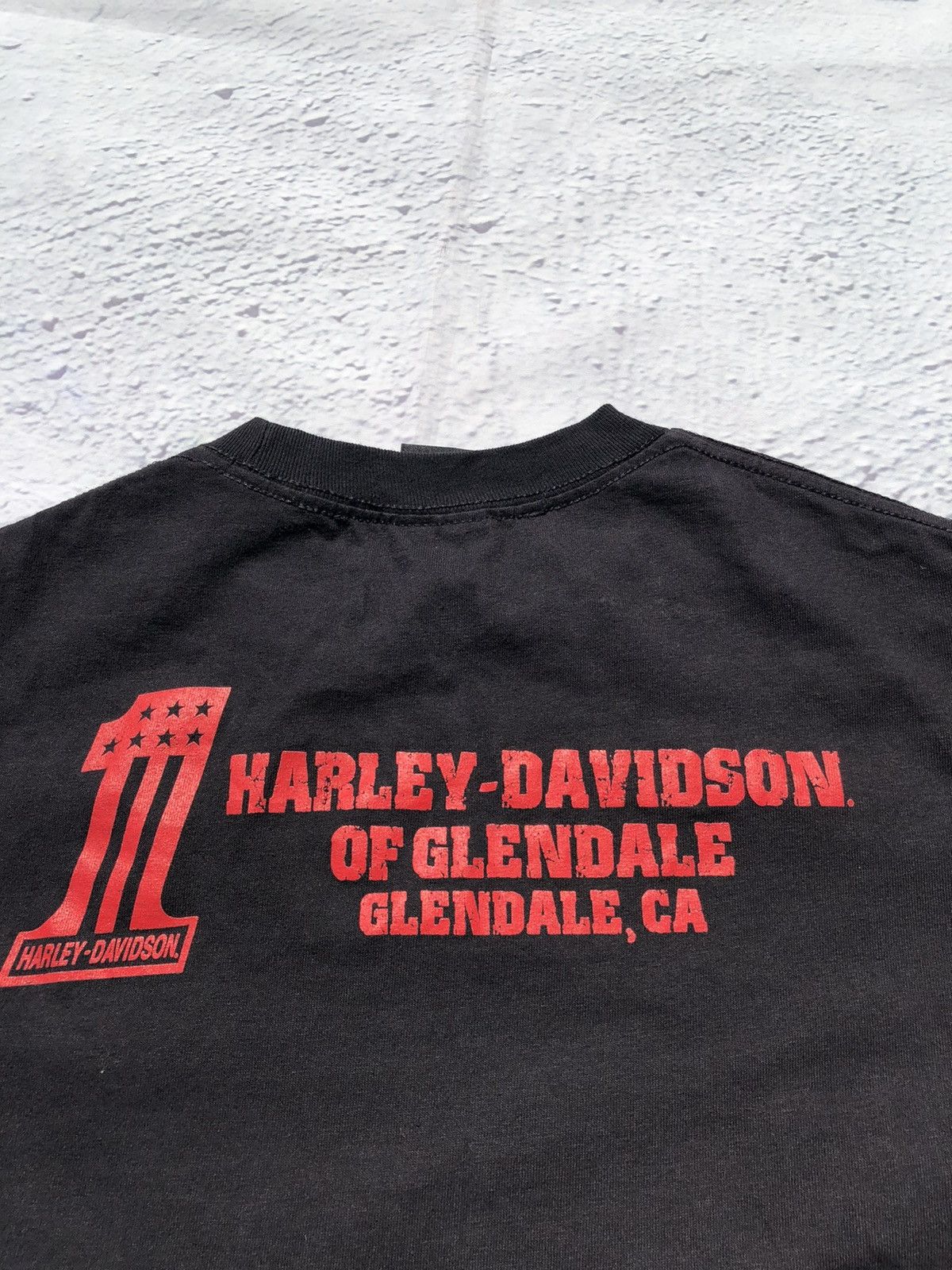 Harley Davidson Vintage 2018 Harley Davidson Skull Bones Black Tee Size US S / EU 44-46 / 1 - 10 Thumbnail
