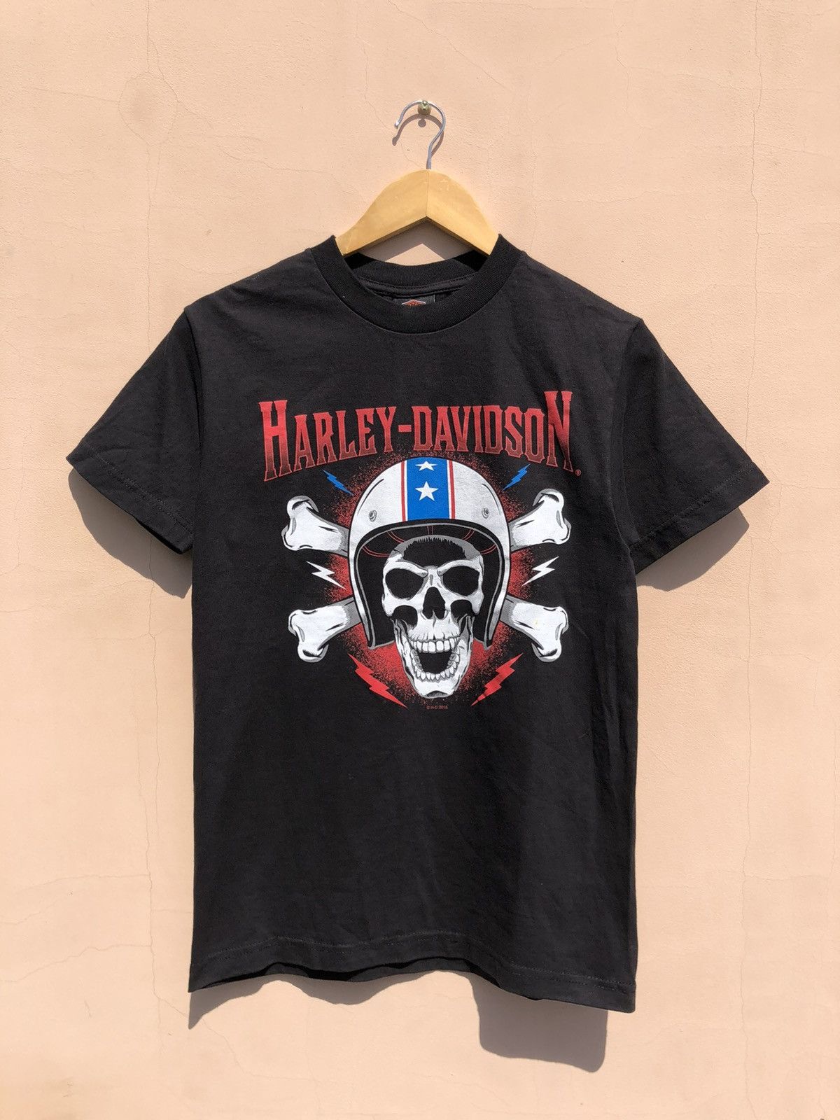 harley-davidson bone tシャツ ボーン 骨 スカル - メルカリ