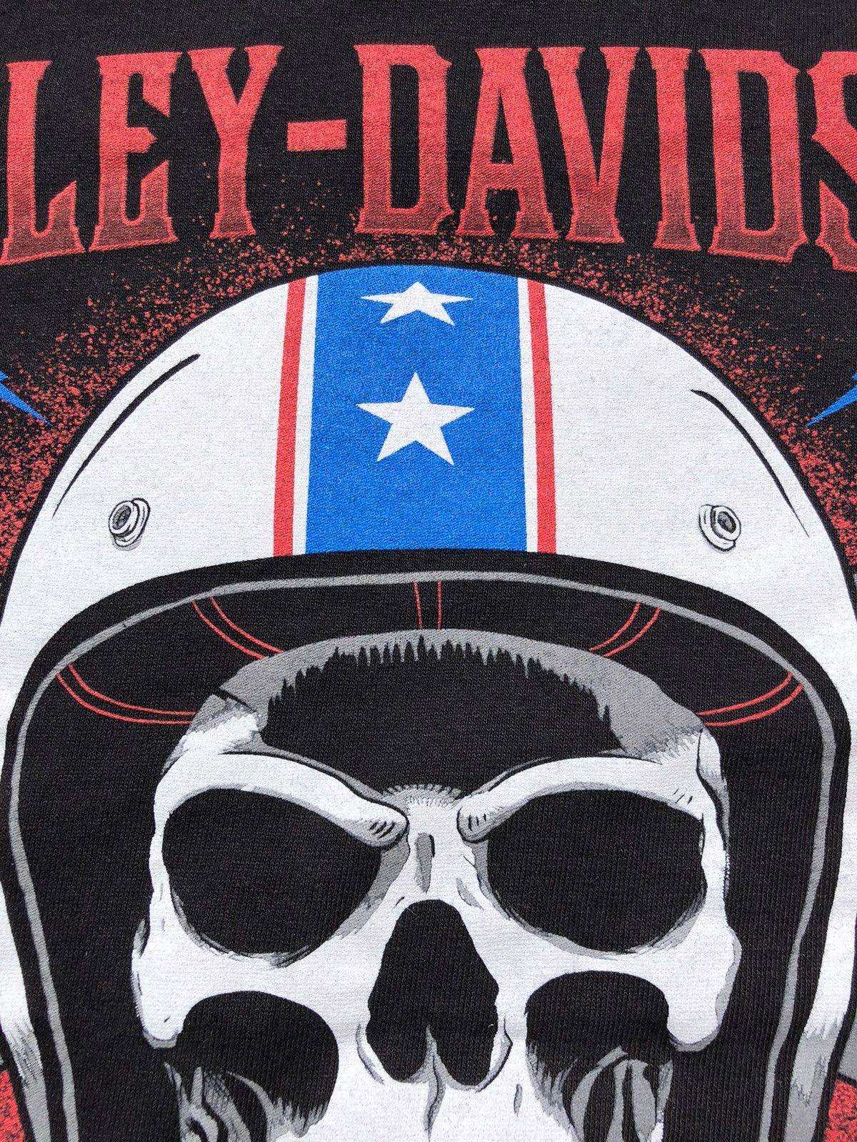 Harley Davidson Vintage 2018 Harley Davidson Skull Bones Black Tee Size US S / EU 44-46 / 1 - 4 Thumbnail