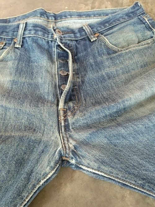 Levi's Vintage Levi's 501 Rusty Wash Distressed Jeans 34x30 Size US 34 / EU 50 - 5 Thumbnail