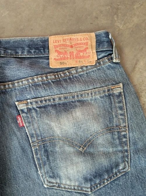 Levi's Vintage Levi's 501 Rusty Wash Distressed Jeans 34x30 Size US 34 / EU 50 - 3 Thumbnail