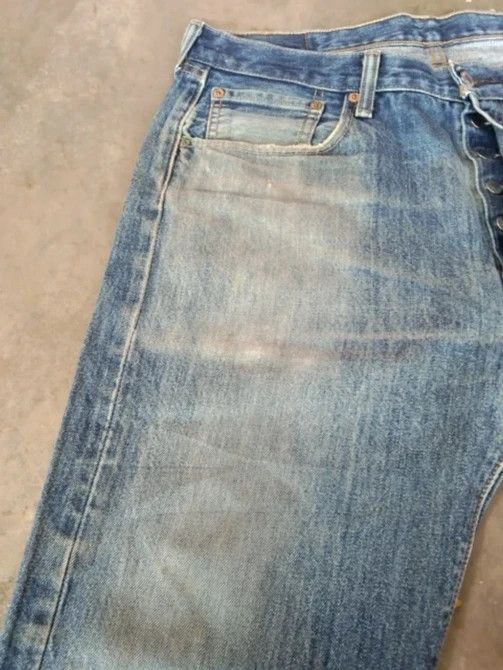 Levi's Vintage Levi's 501 Rusty Wash Distressed Jeans 34x30 Size US 34 / EU 50 - 7 Thumbnail