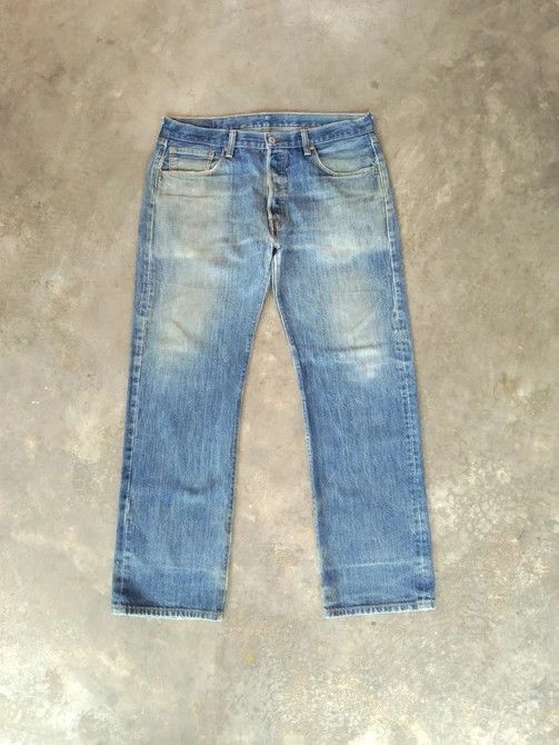 Levi's Vintage Levi's 501 Rusty Wash Distressed Jeans 34x30 Size US 34 / EU 50 - 1 Thumbnail