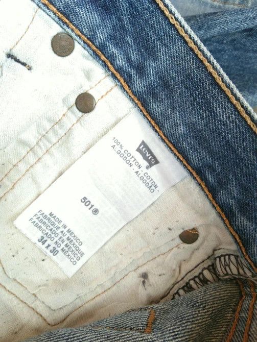 Levi's Vintage Levi's 501 Rusty Wash Distressed Jeans 34x30 Size US 34 / EU 50 - 9 Thumbnail