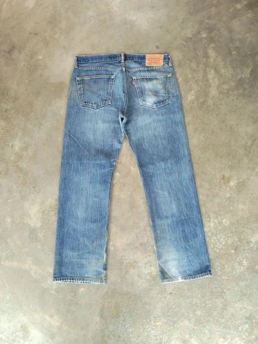Levi's Vintage Levi's 501 Rusty Wash Distressed Jeans 34x30 Size US 34 / EU 50 - 2 Thumbnail