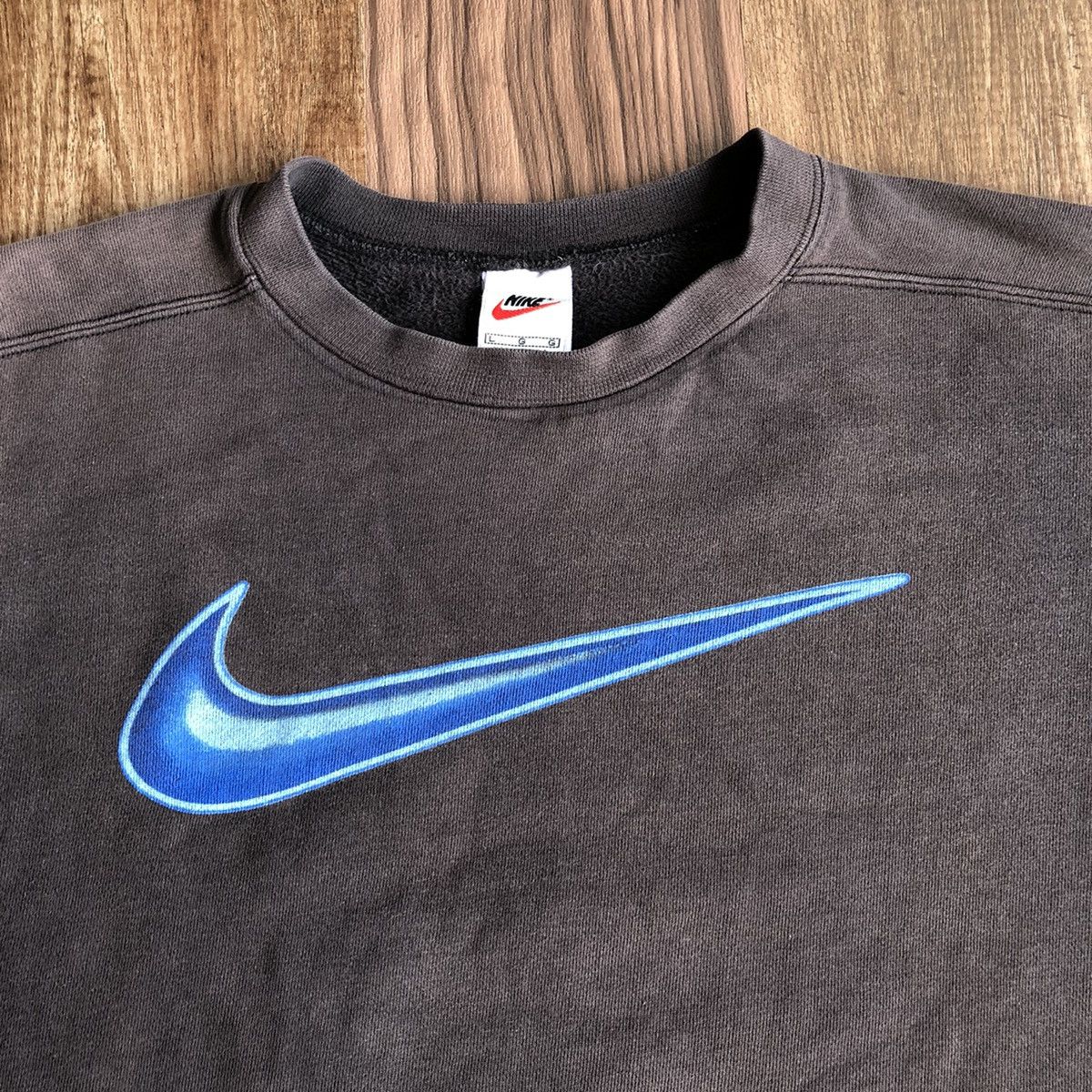 Nike Vintage Nike Sunfaded Crewneck Sweatshirt Size US L / EU 52-54 / 3 - 3 Thumbnail