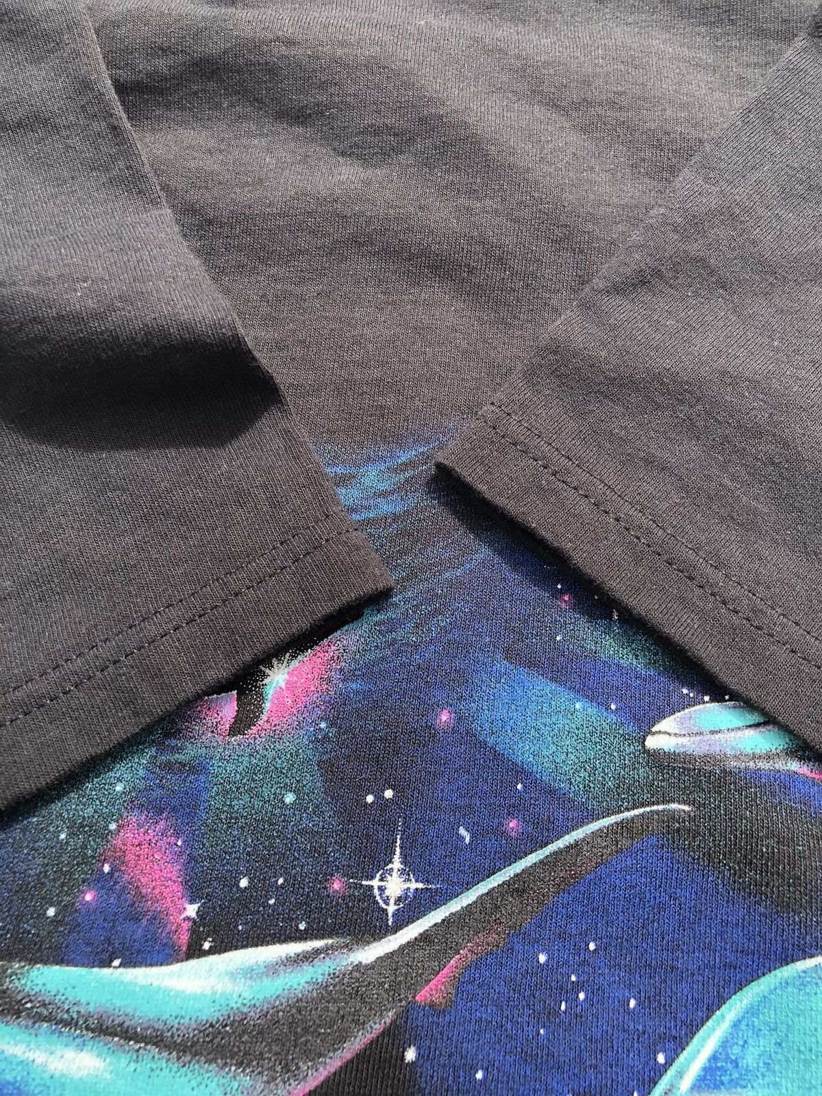 Habitat Vintage 90s Habitat XCIII Dolphin Sea Ocean Animal Black Tee Size US M / EU 48-50 / 2 - 8 Thumbnail
