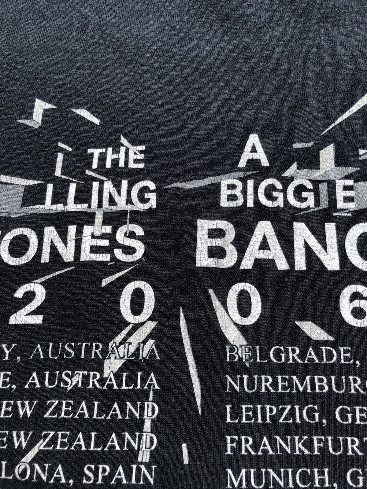 Band Tees Vintage 2006 The Rolling Stones Black Tee (Pink Floyd) Size US M / EU 48-50 / 2 - 13 Thumbnail