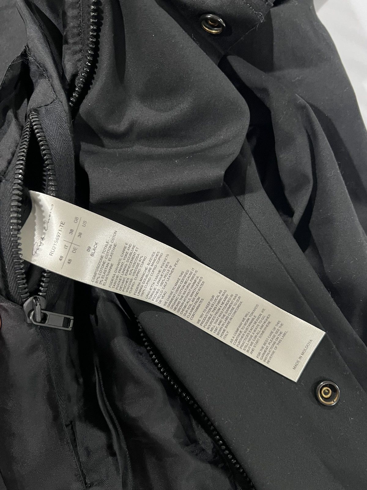 Rick Owens Rick Owens Bauhaus parka. 48/M. $2790 Size US M / EU 48-50 / 2 - 12 Thumbnail