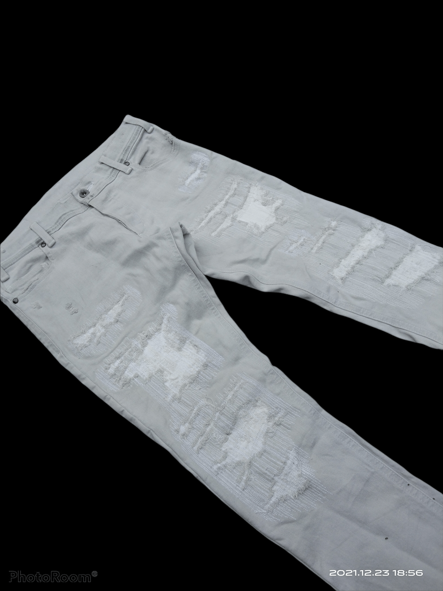Japanese Brand × Seditionaries DiSTRESSED BORO SKINNY MADE IN JAPAN 5351 POUR LESS HOMMES Size US 30 / EU 46 - 5 Thumbnail