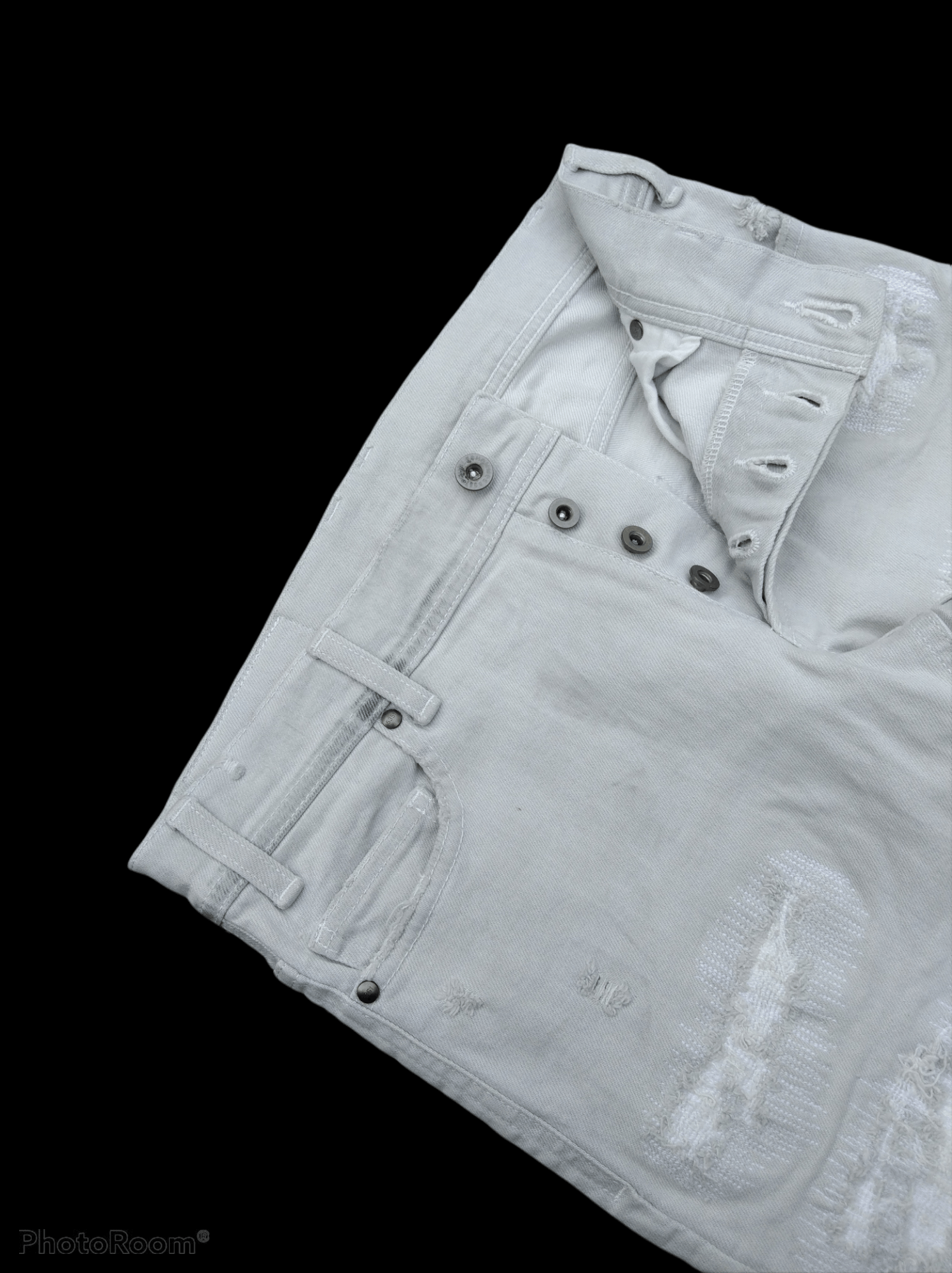 Japanese Brand × Seditionaries DiSTRESSED BORO SKINNY MADE IN JAPAN 5351 POUR LESS HOMMES Size US 30 / EU 46 - 6 Thumbnail