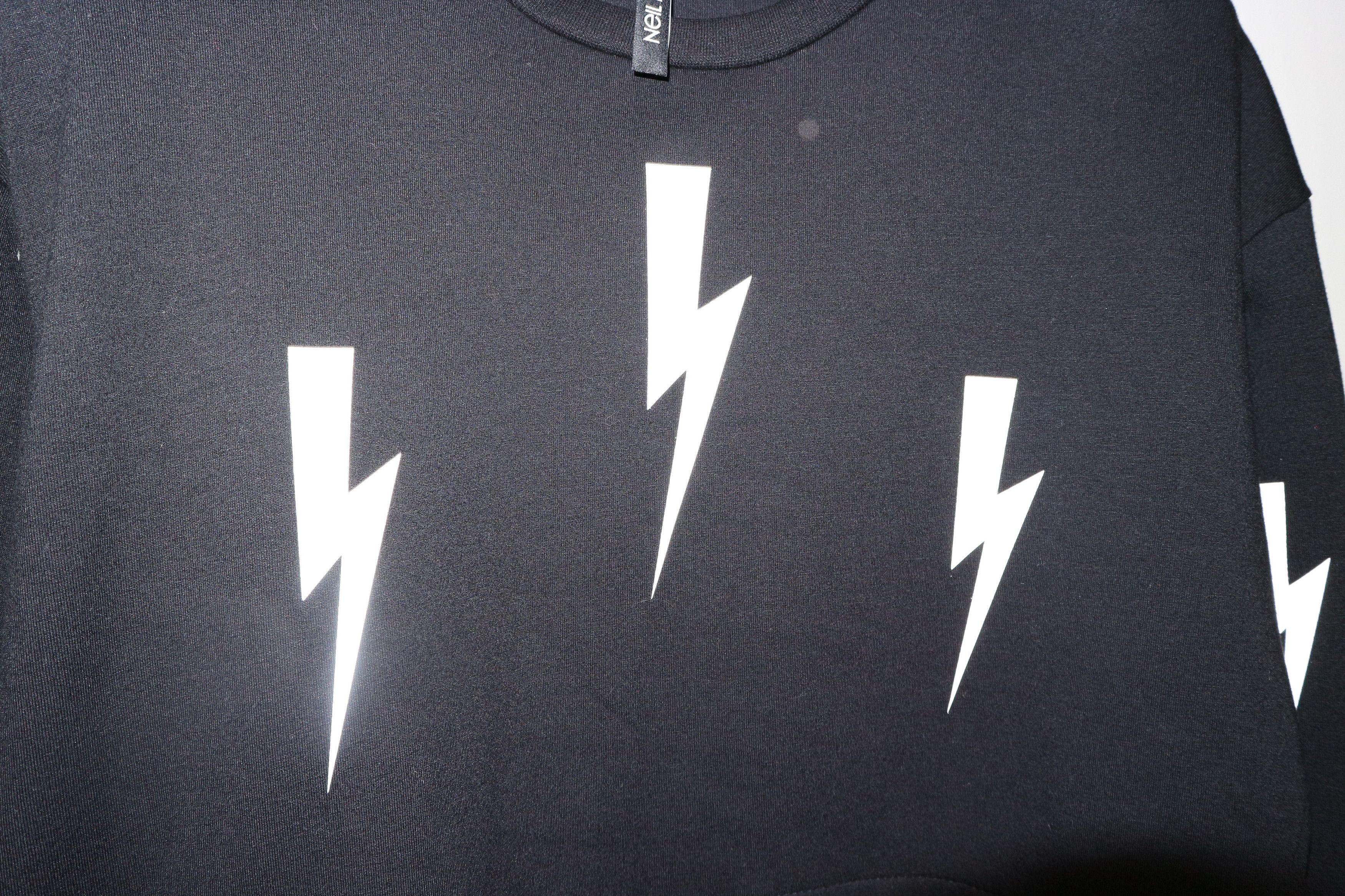 Neil Barrett Halo bolt print neoprene sweatshirt Size US M / EU 48-50 / 2 - 8 Thumbnail