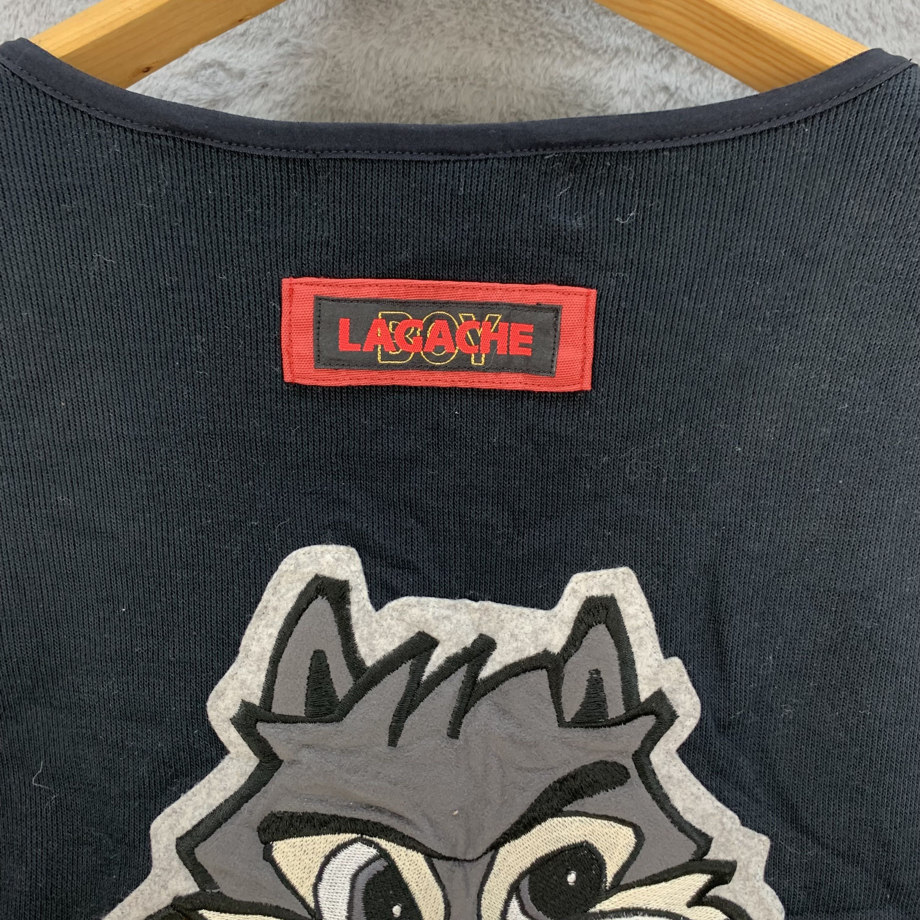 Japanese Brand Lagache Boy Made in Japan Back Big Logo Vest #4397-152 Size US M / EU 48-50 / 2 - 3 Thumbnail