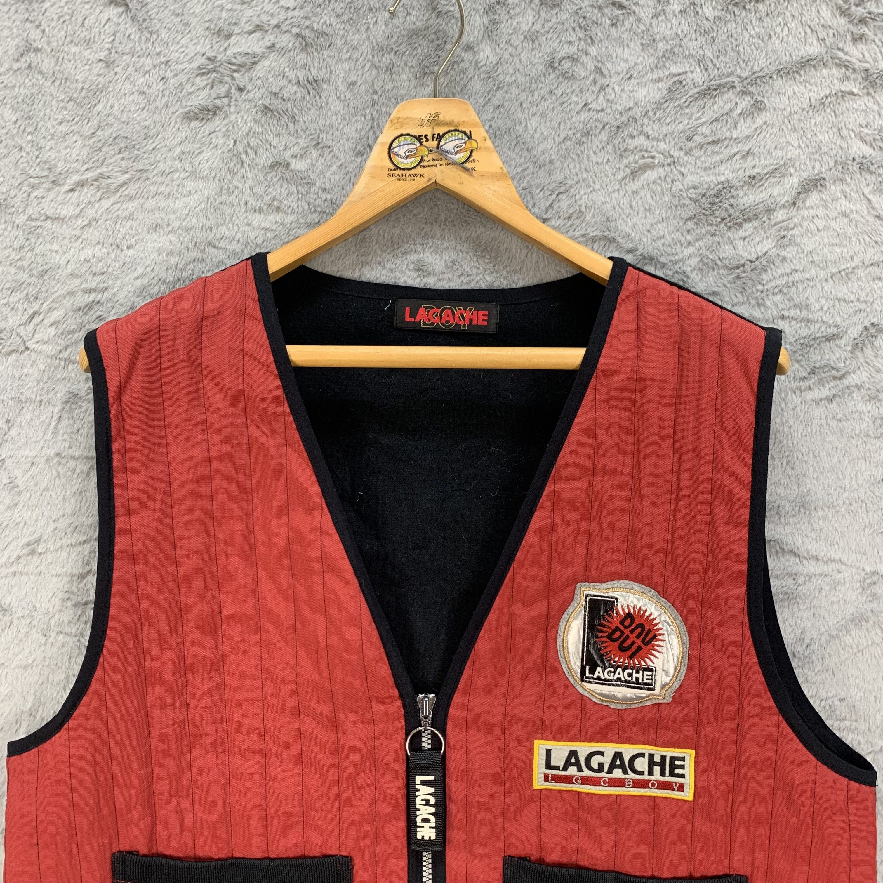 Japanese Brand Lagache Boy Made in Japan Back Big Logo Vest #4397-152 Size US M / EU 48-50 / 2 - 6 Thumbnail