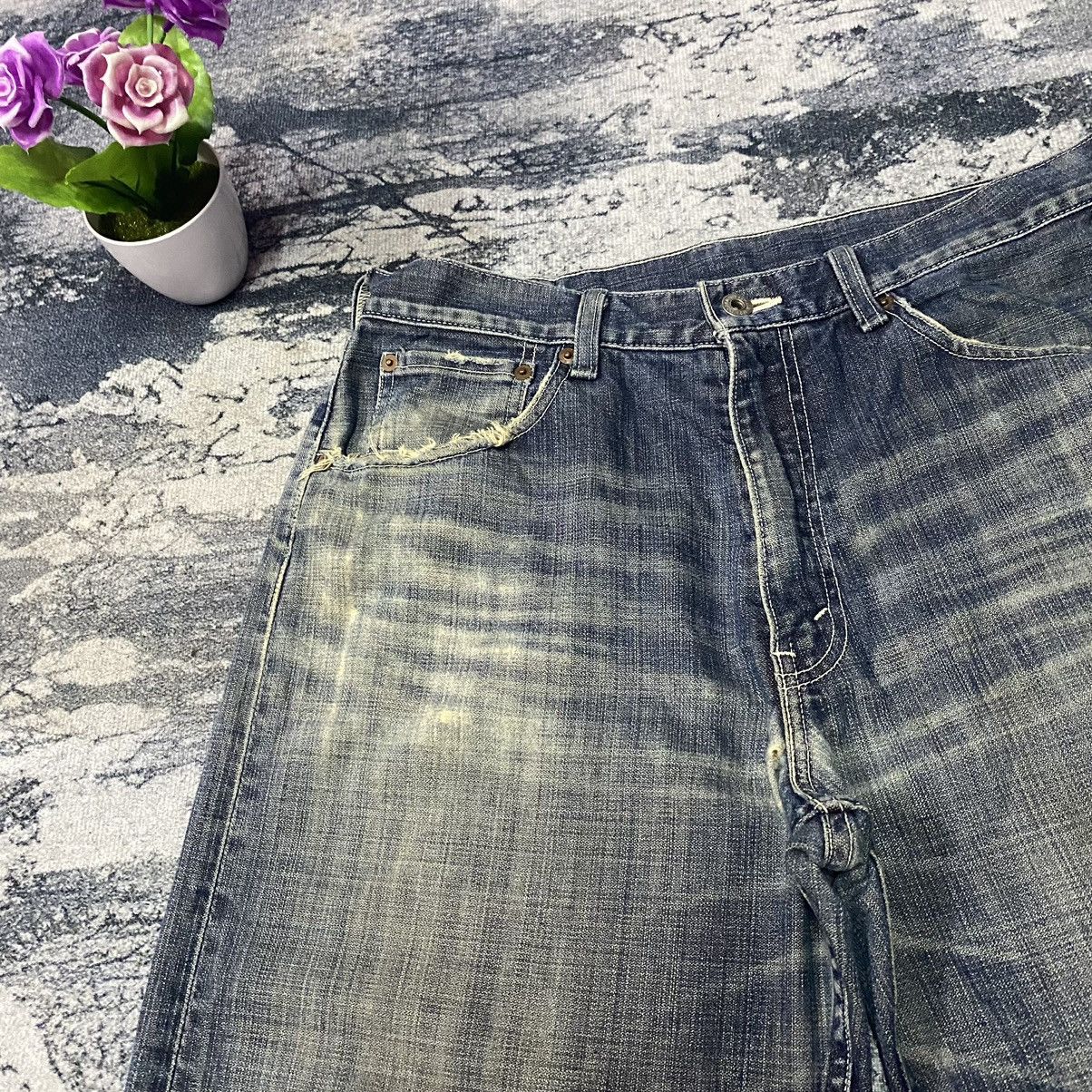 Levi's Vintage Levis 504 Y2k Japanese Distressed Denim Jeans Size US 32 / EU 48 - 7 Thumbnail