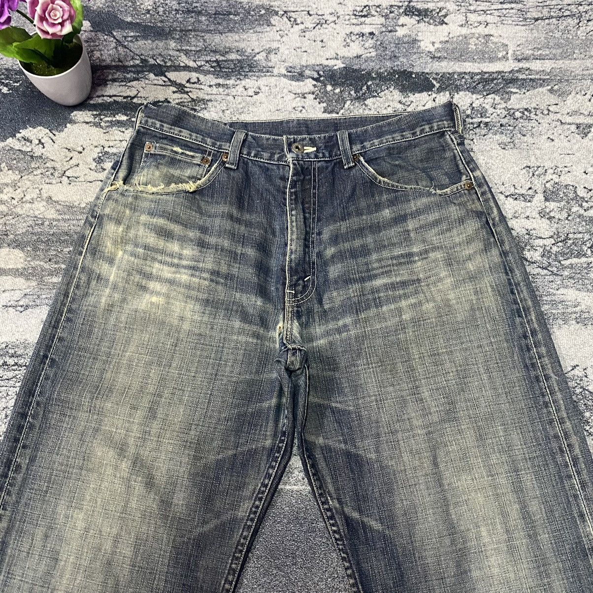 Levi's Vintage Levis 504 Y2k Japanese Distressed Denim Jeans Size US 32 / EU 48 - 4 Thumbnail