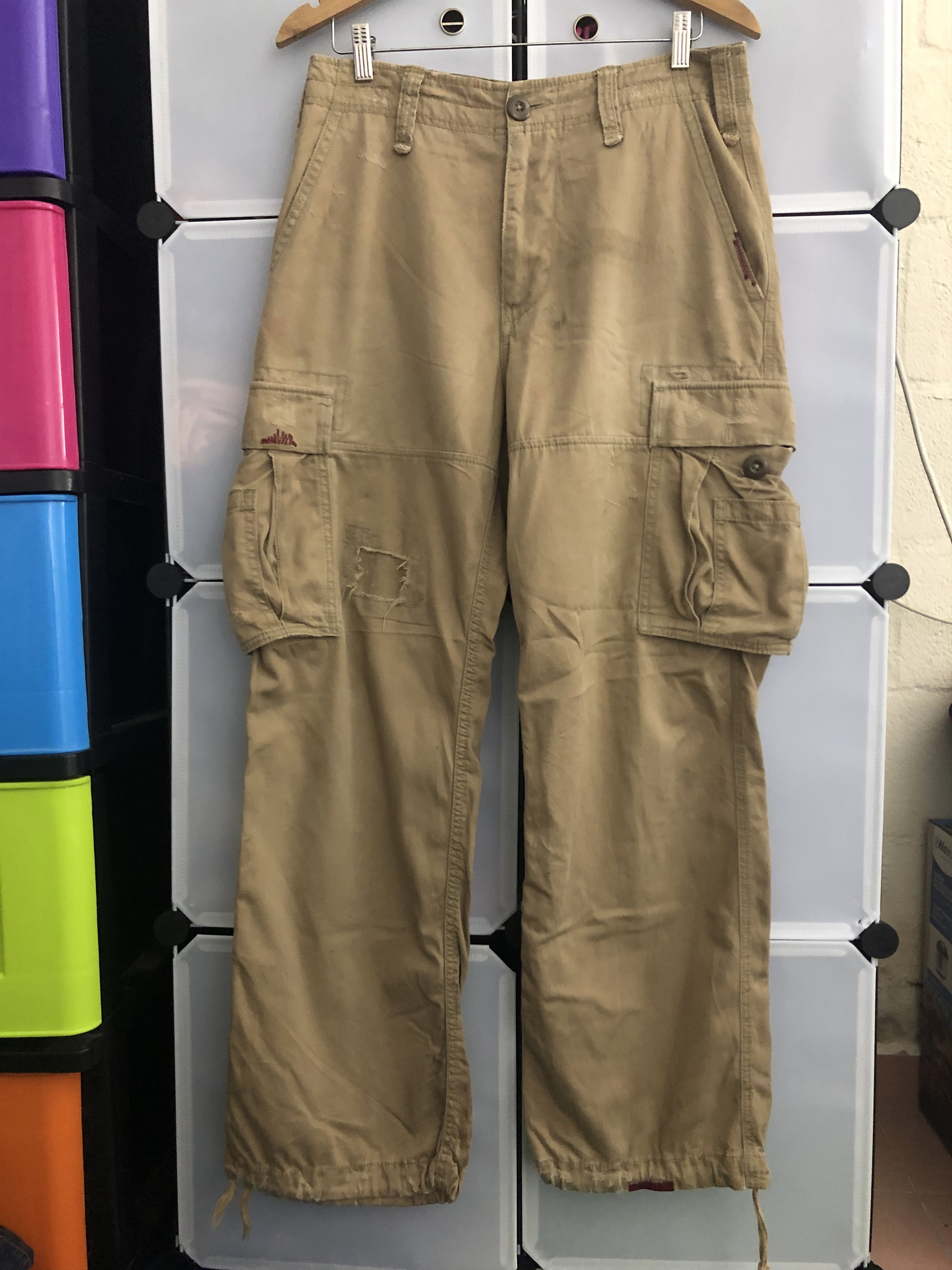 Levi's × Vintage Vintage Levis Cargo Pants Bondage Style Size US 33 - 2 Thumbnail