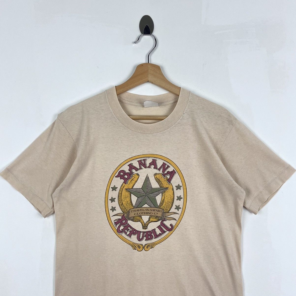 Banana Republic Rare Vintage 90s BANANA REPUBLIC Travel & Safari Tshirt Size US S / EU 44-46 / 1 - 3 Thumbnail