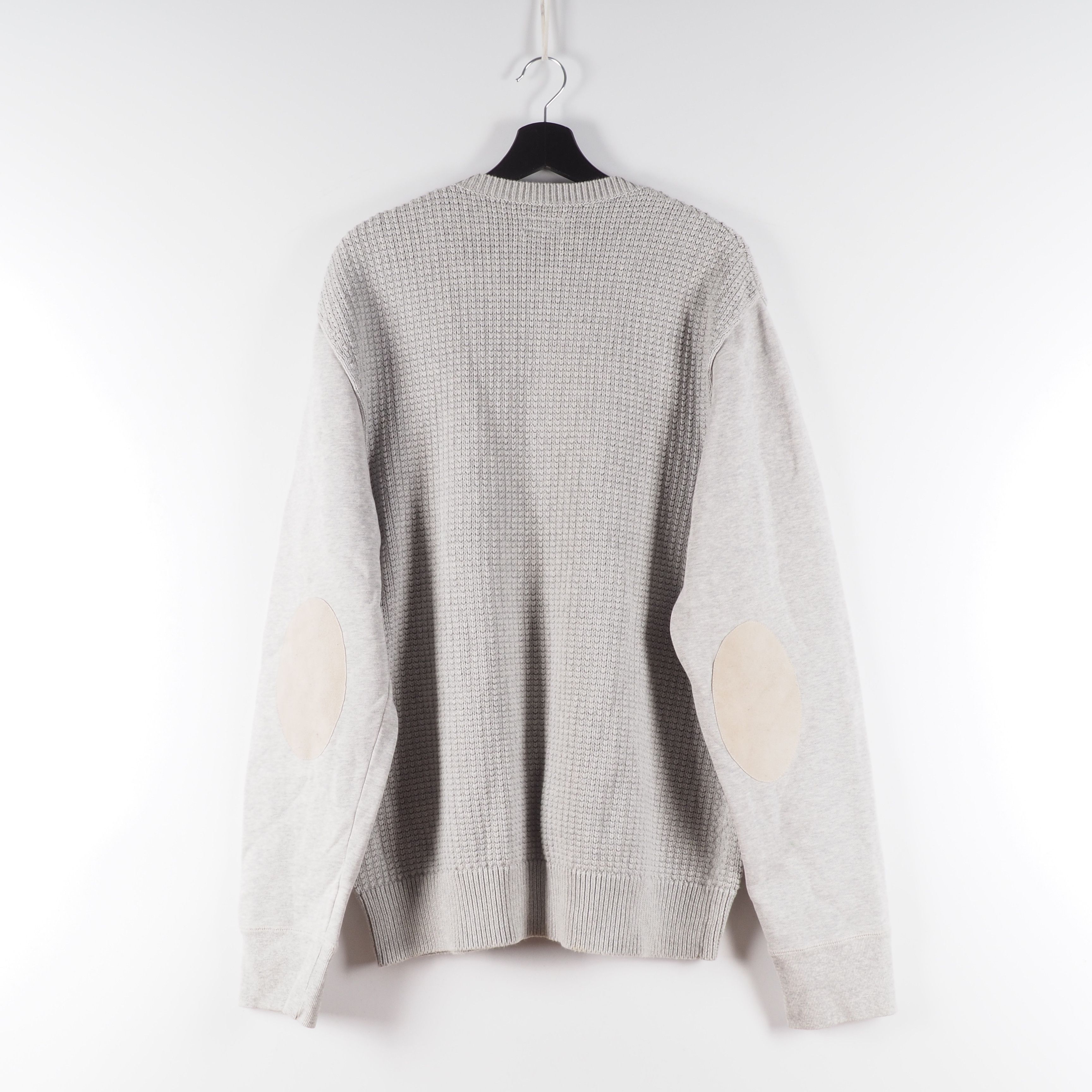 Allsaints All Saints Mens Knit Gray Cotton Jumper Sweater 2XL XXL Size US XXL / EU 58 / 5 - 3 Thumbnail