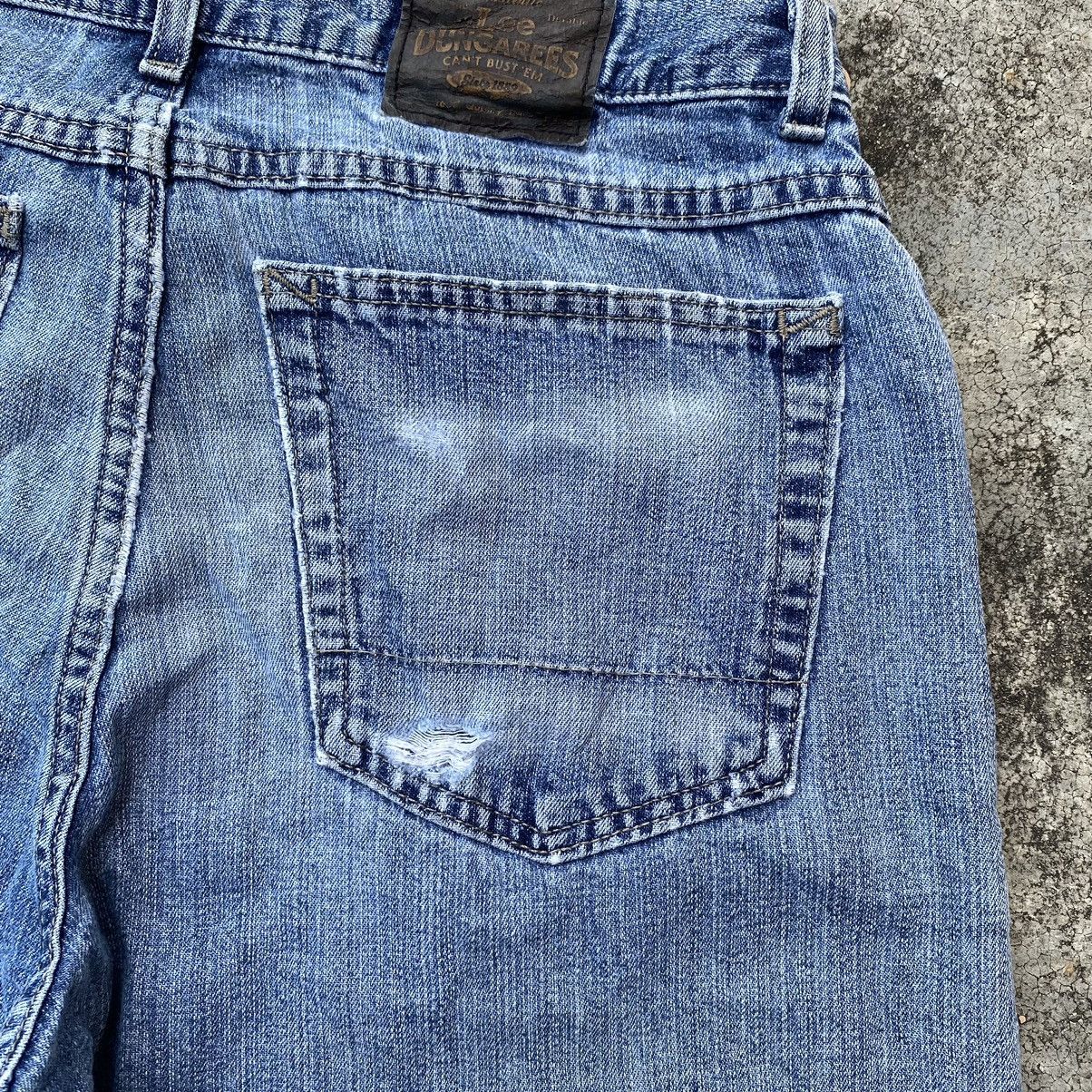 Jean × Lee × Vintage Vintage Japanese Lee Faded Washed Denim Jeans Size US 32 / EU 48 - 10 Thumbnail