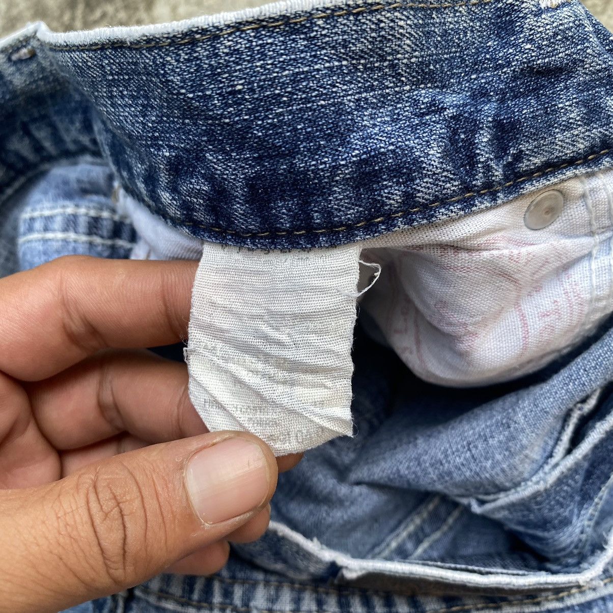 Jean × Lee × Vintage Vintage Japanese Lee Faded Washed Denim Jeans Size US 32 / EU 48 - 12 Thumbnail
