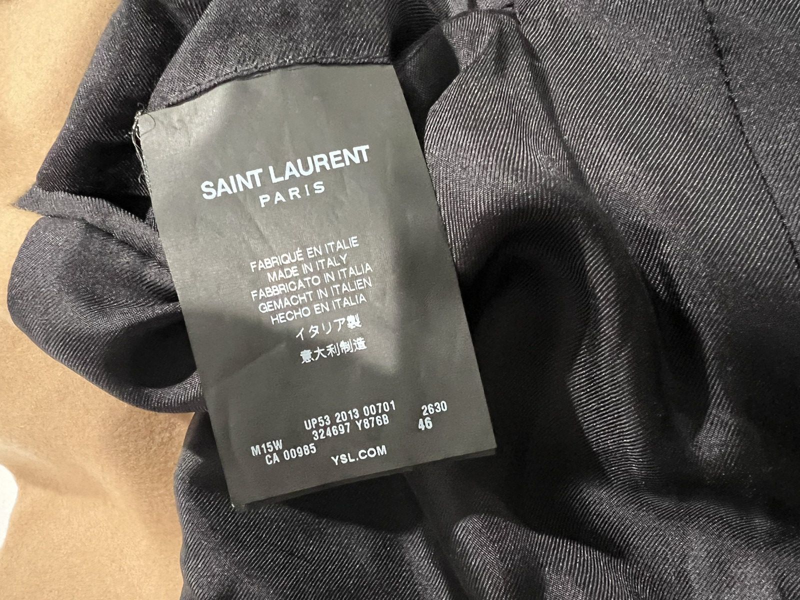 Saint Laurent Paris Saint Laurent Hedi Slimane overcoat. 46/36/S Size US S / EU 44-46 / 1 - 10 Thumbnail