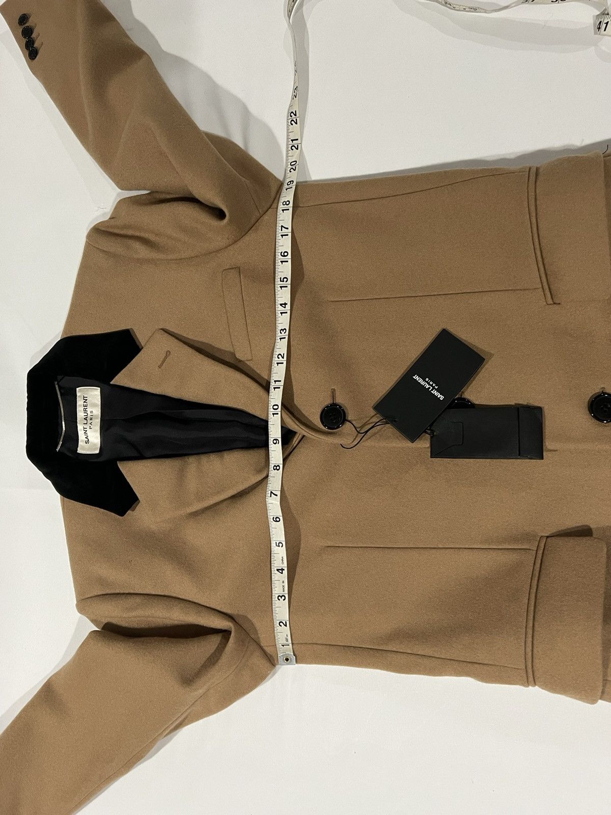 Saint Laurent Paris Saint Laurent Hedi Slimane overcoat. 46/36/S Size US S / EU 44-46 / 1 - 6 Thumbnail