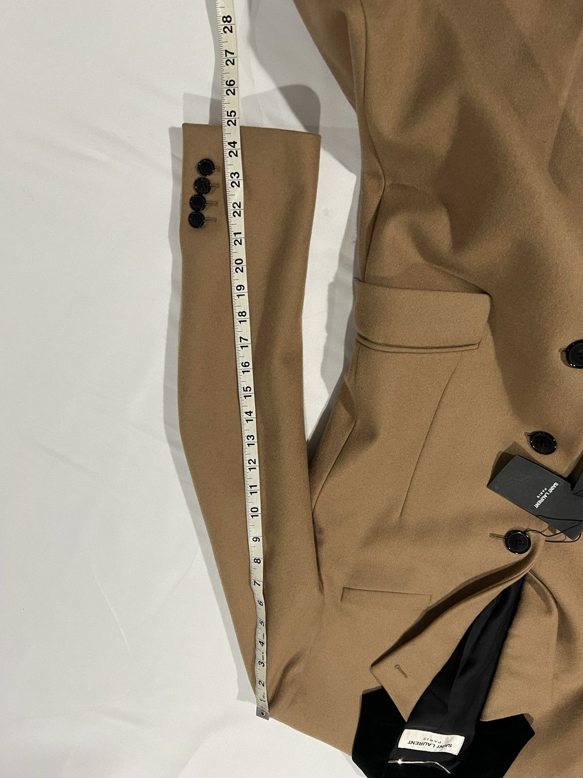 Saint Laurent Paris Saint Laurent Hedi Slimane overcoat. 46/36/S Size US S / EU 44-46 / 1 - 5 Thumbnail