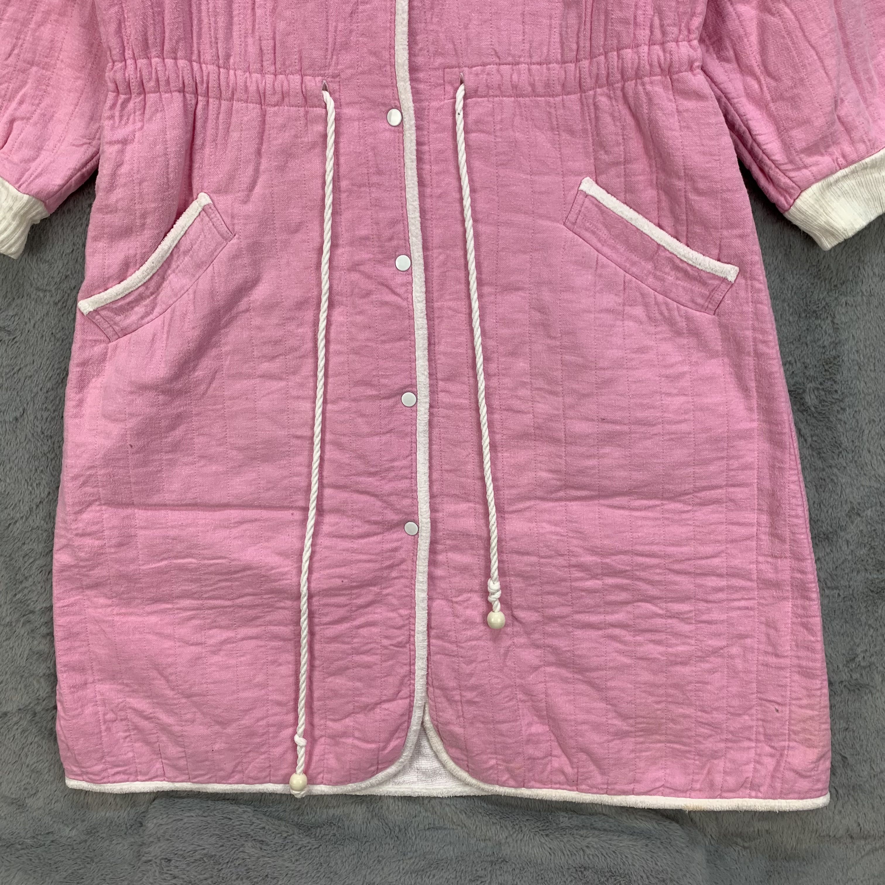 Courreges Courreges Paris Back Big Logo Pink Sweater #4383-151 Size M / US 6-8 / IT 42-44 - 4 Thumbnail