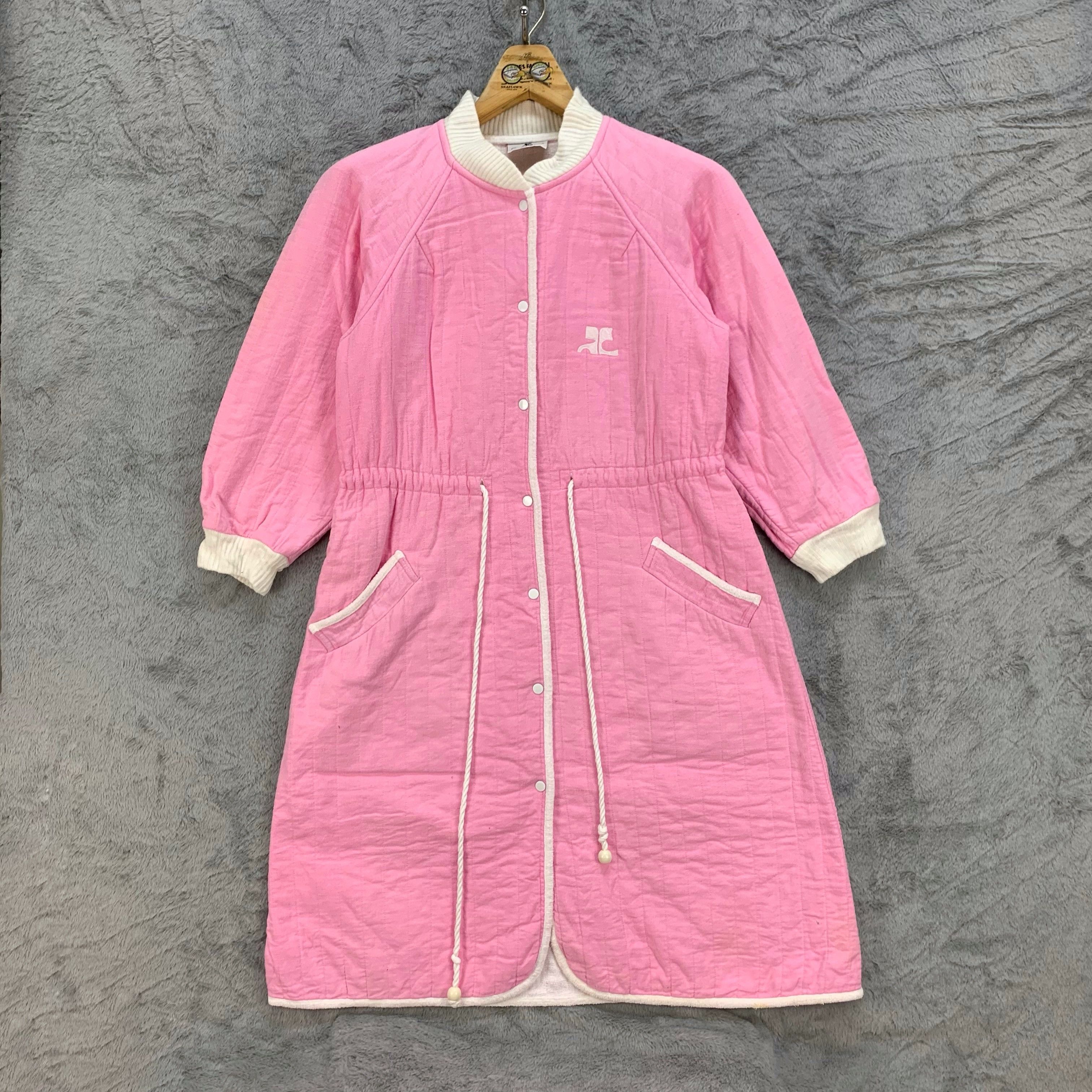 image of Courreges Paris Back Big Logo Pink Sweater 4383-151, Women's (Size Medium)