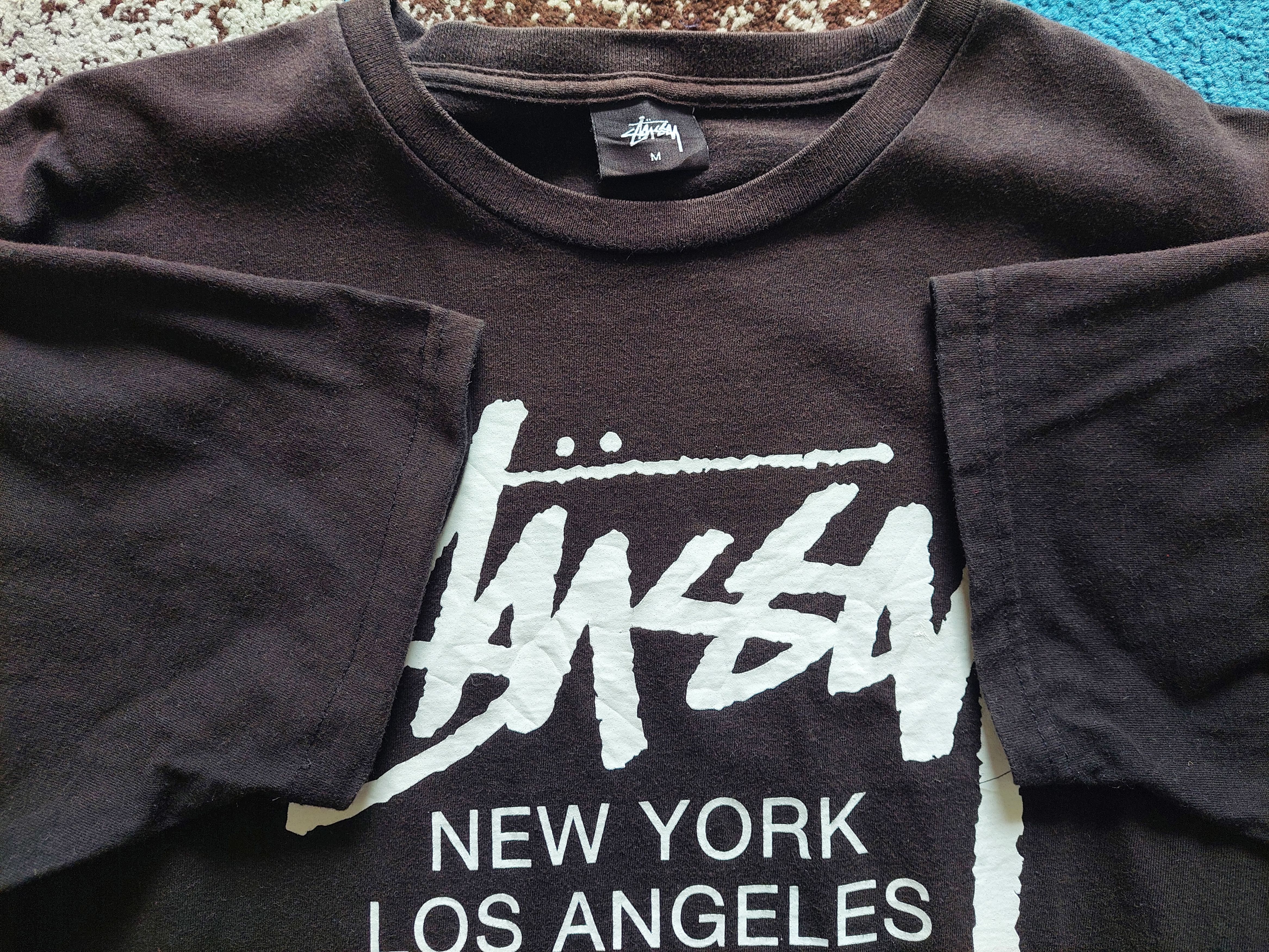 Stussy × Vintage Vintage Stussy City World Tees Japan Size US M / EU 48-50 / 2 - 2 Thumbnail
