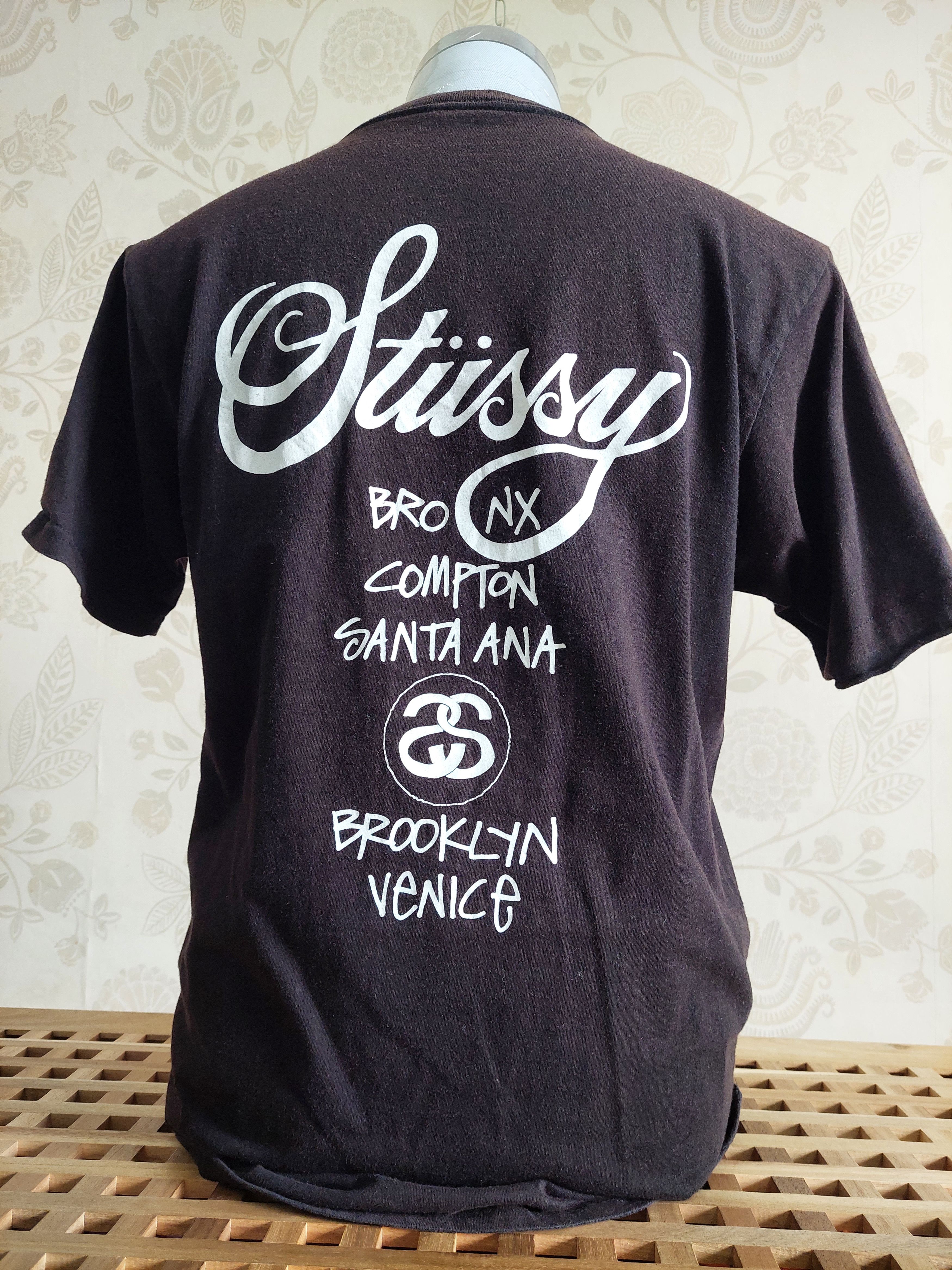 Stussy × Vintage Vintage Stussy City World Tees Japan Size US M / EU 48-50 / 2 - 11 Thumbnail