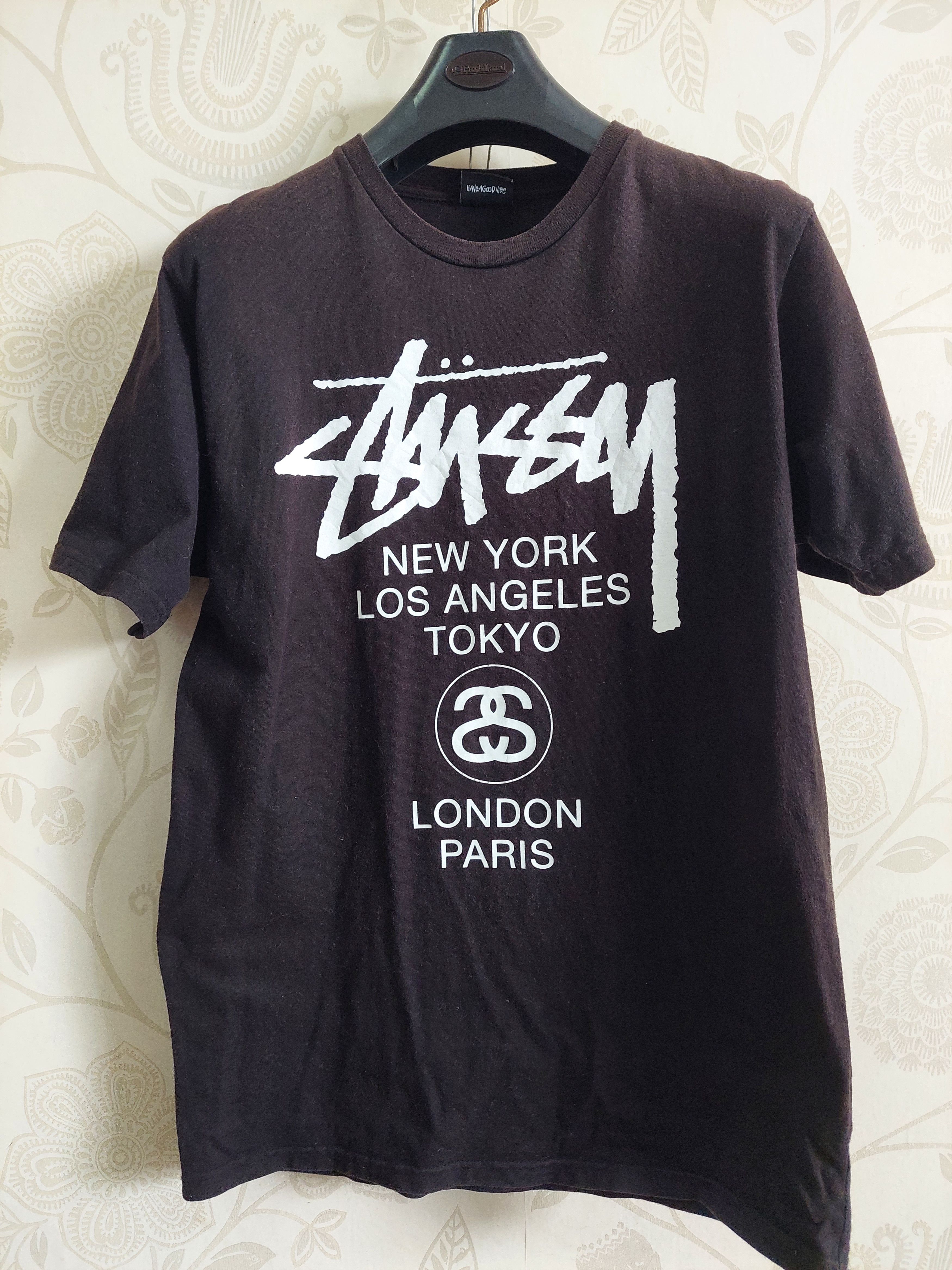 Stussy × Vintage Vintage Stussy City World Tees Japan Size US M / EU 48-50 / 2 - 12 Thumbnail