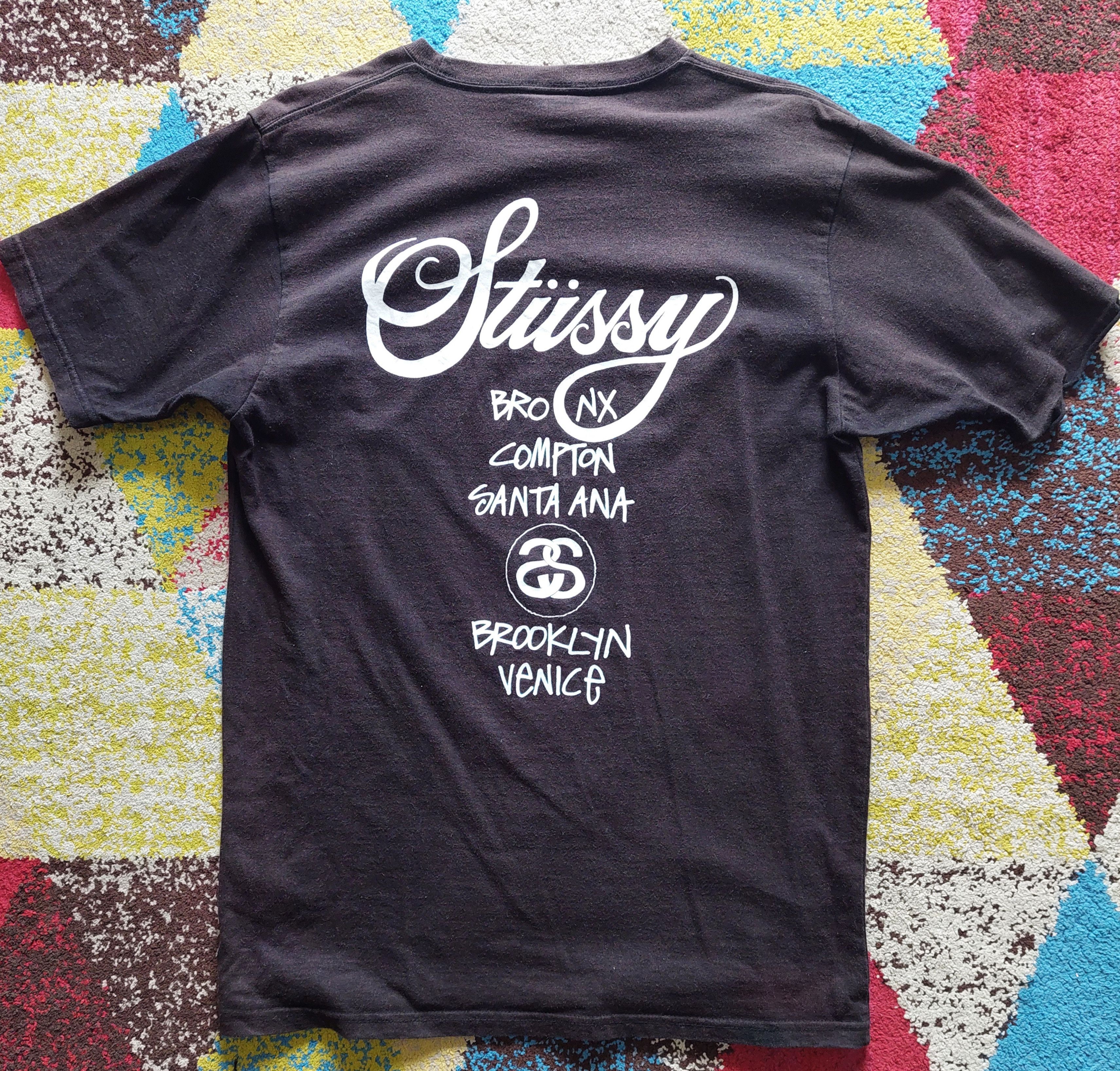 Stussy × Vintage Vintage Stussy City World Tees Japan Size US M / EU 48-50 / 2 - 10 Thumbnail