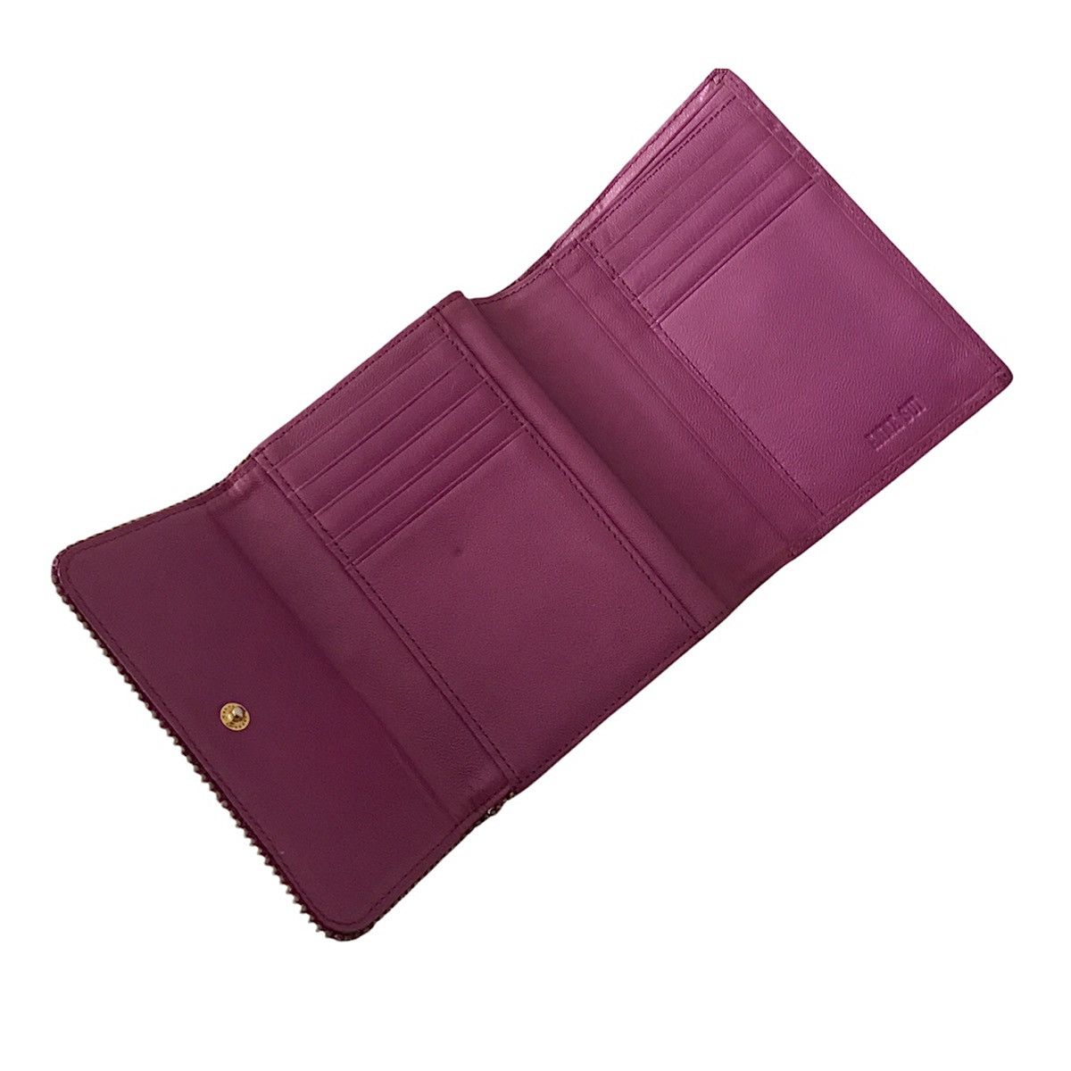Anna Sui × Designer Authentic Anna Sui Designer Genuine Leather Trifold Wallet Size ONE SIZE - 5 Thumbnail
