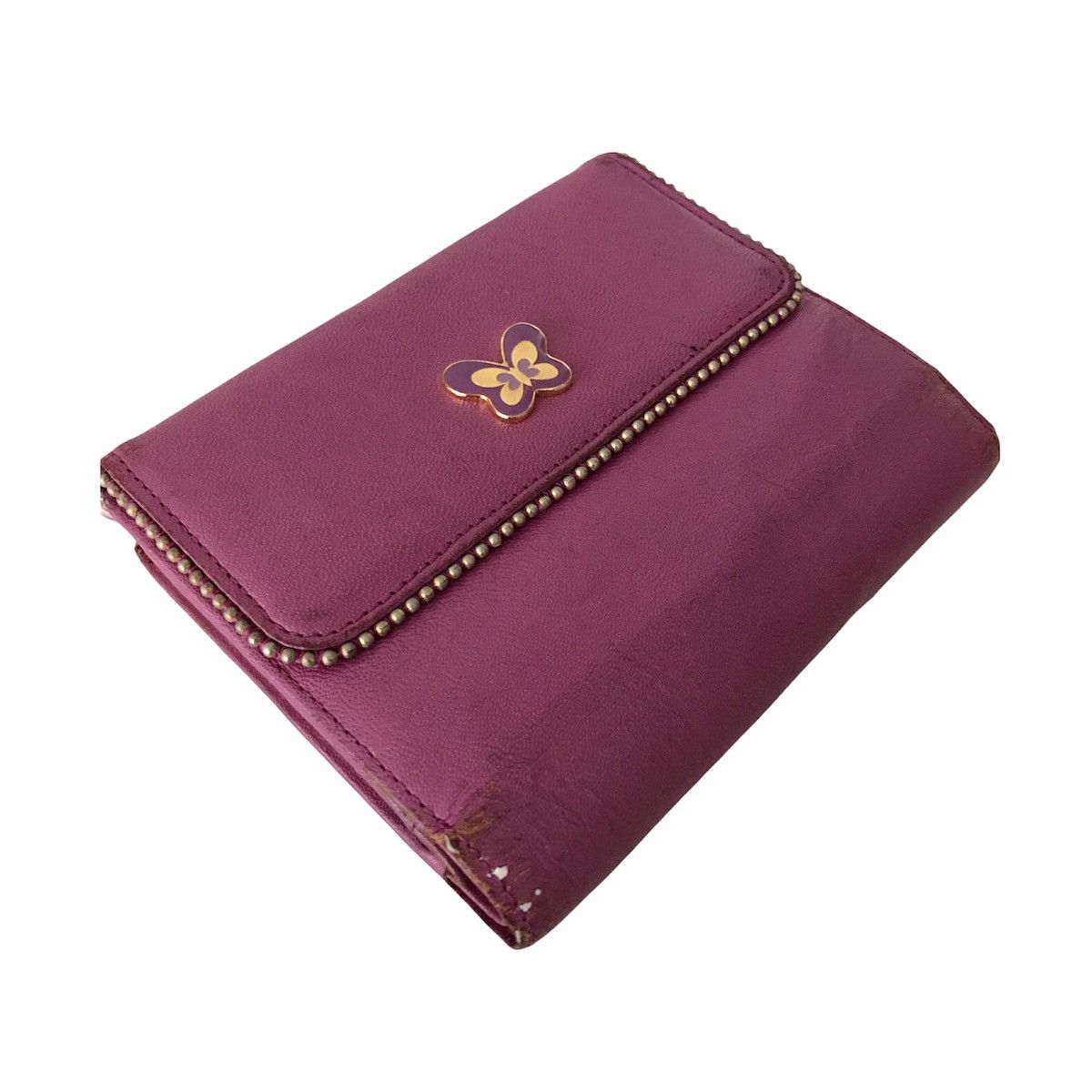 Anna Sui × Designer Authentic Anna Sui Designer Genuine Leather Trifold Wallet Size ONE SIZE - 3 Thumbnail